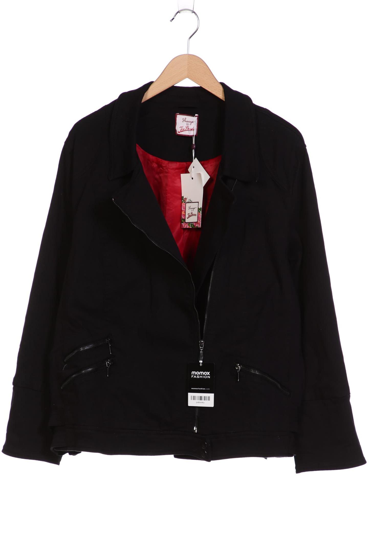 

sheego Damen Jacke, schwarz, Gr. 52