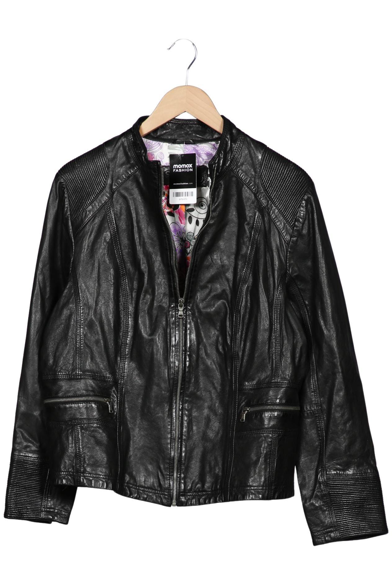 

sheego Damen Jacke, schwarz, Gr. 46