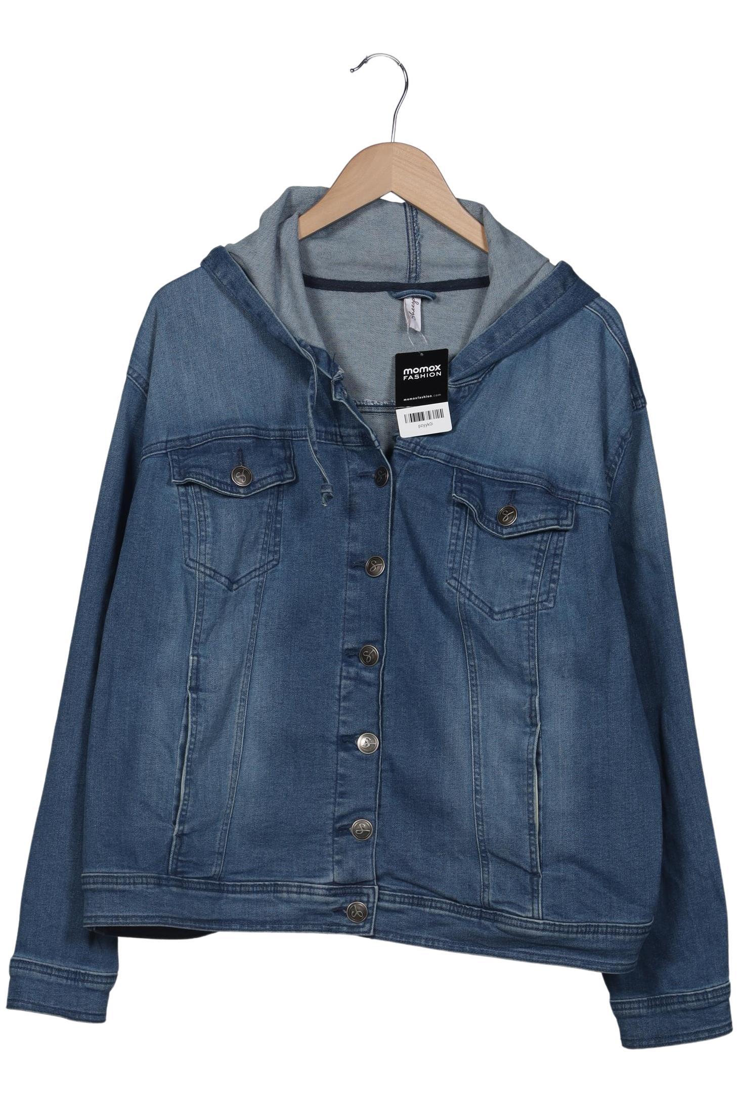 

sheego Damen Jacke, blau, Gr. 48