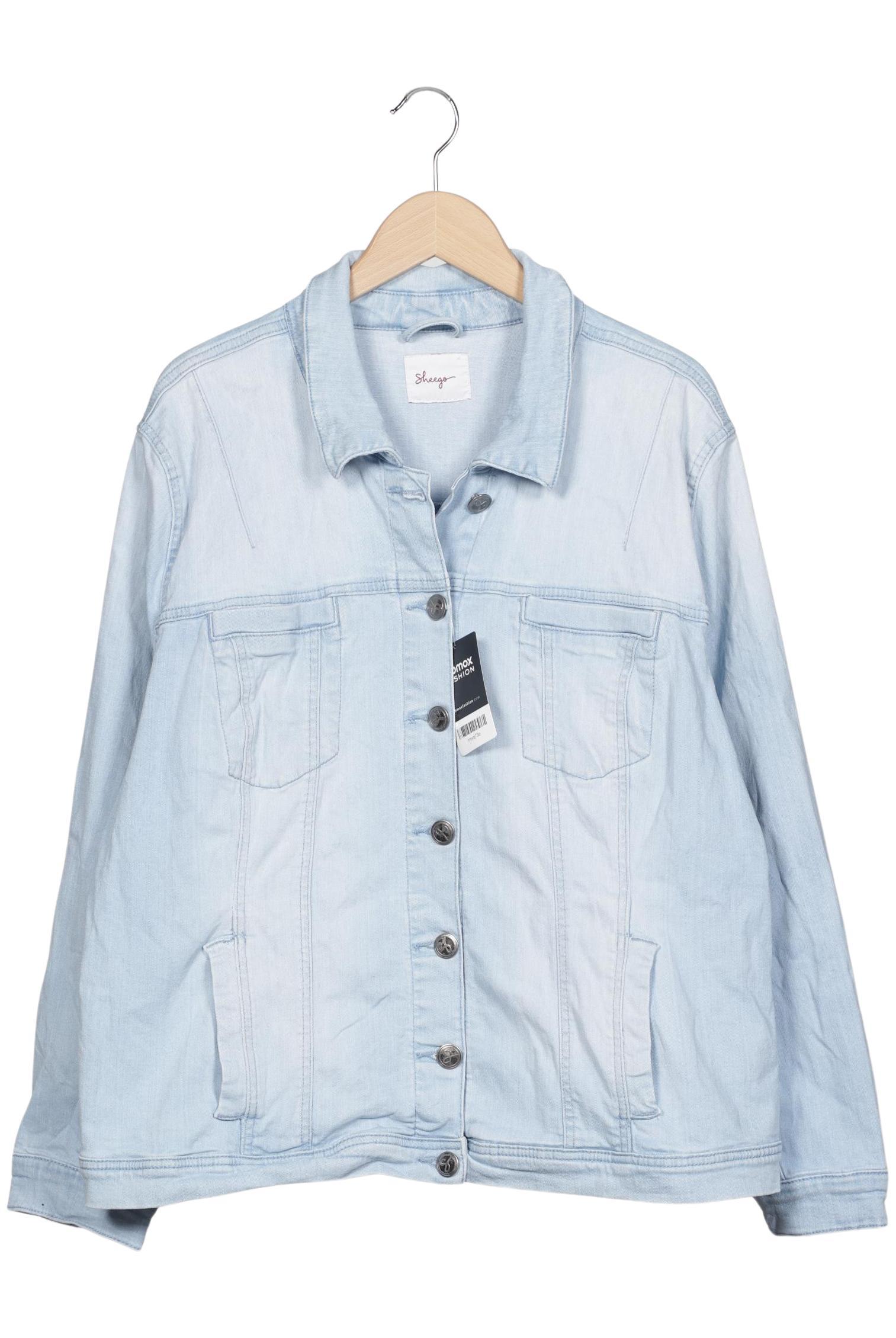 

sheego Damen Jacke, hellblau, Gr. 52