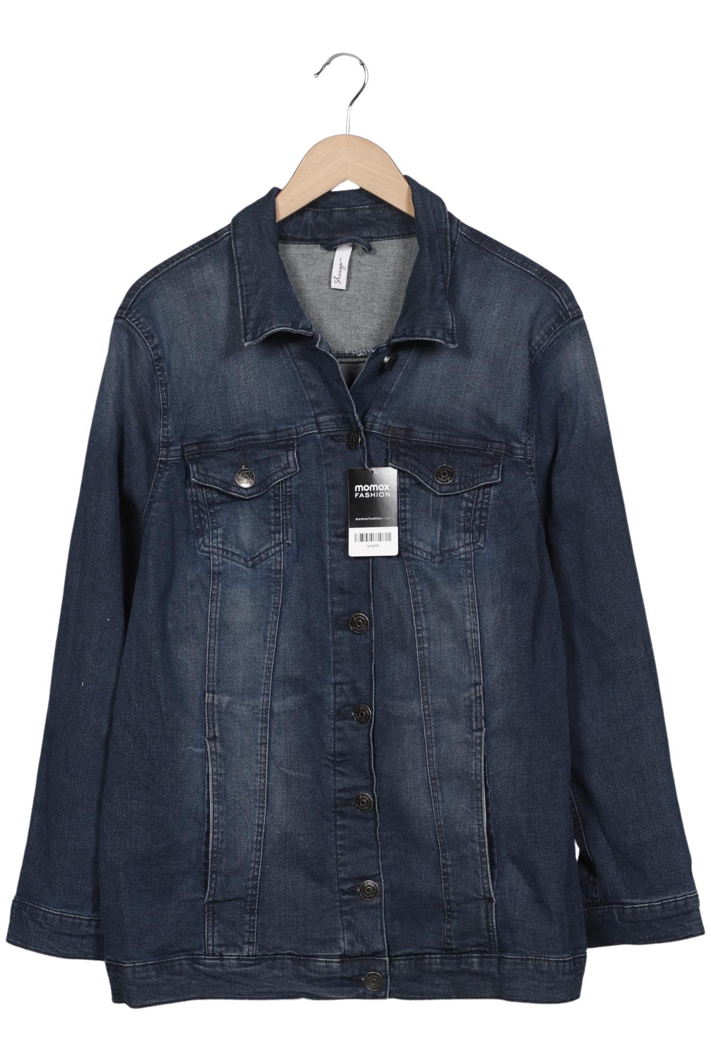 

sheego Damen Jacke, blau, Gr. 48