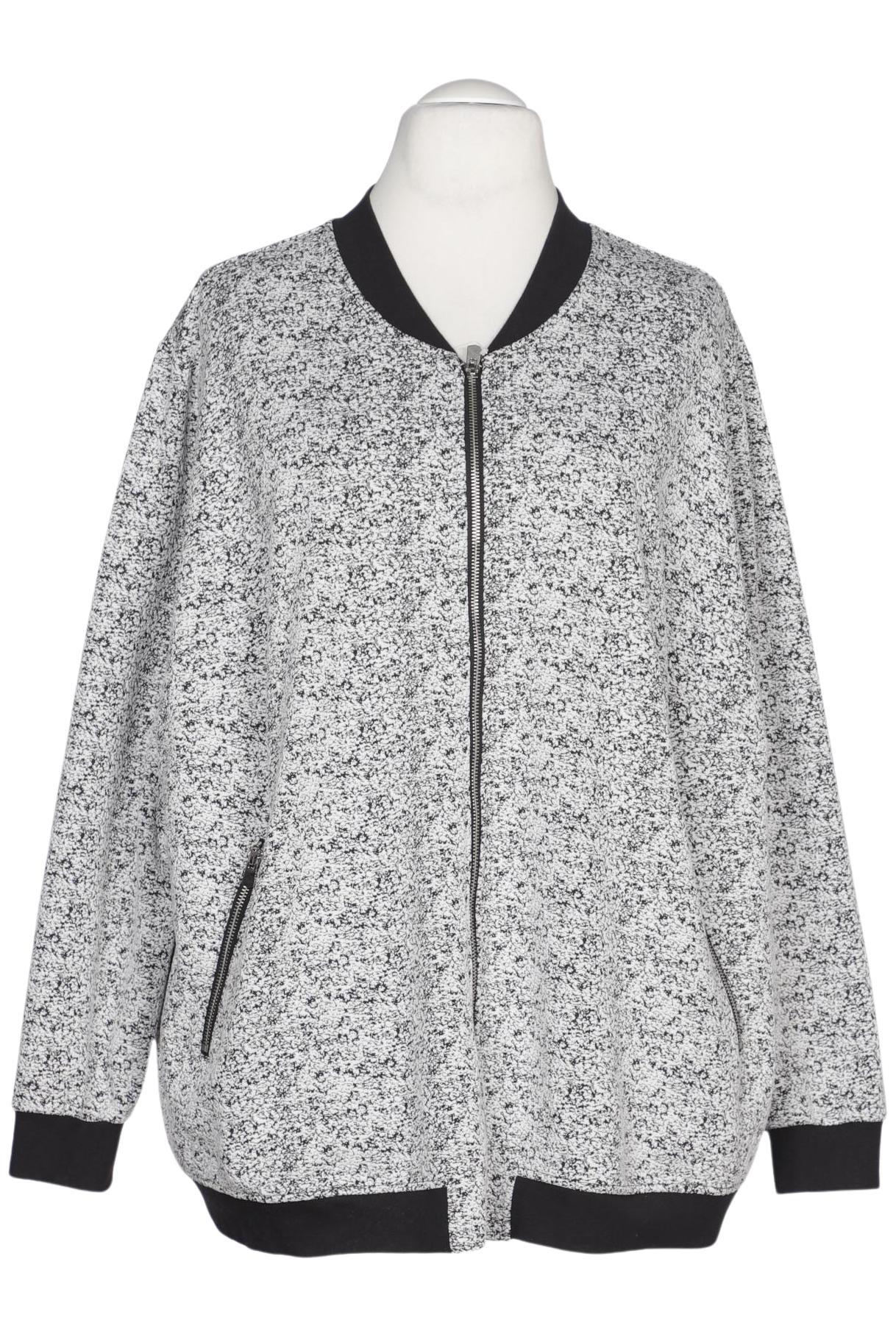 

sheego Damen Jacke, grau, Gr. 54