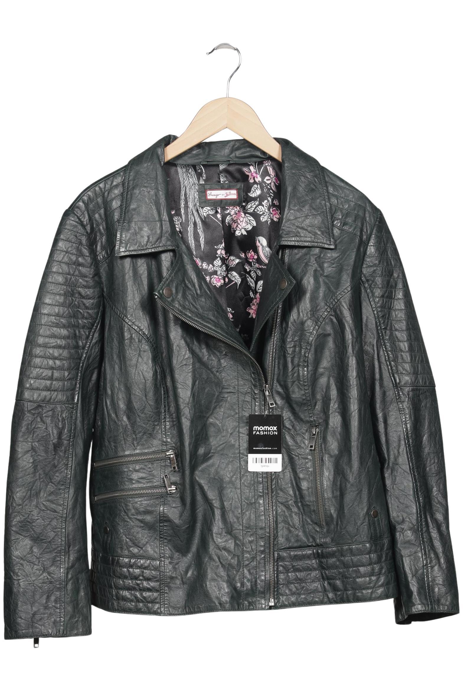 

sheego Damen Jacke, grün, Gr. 48