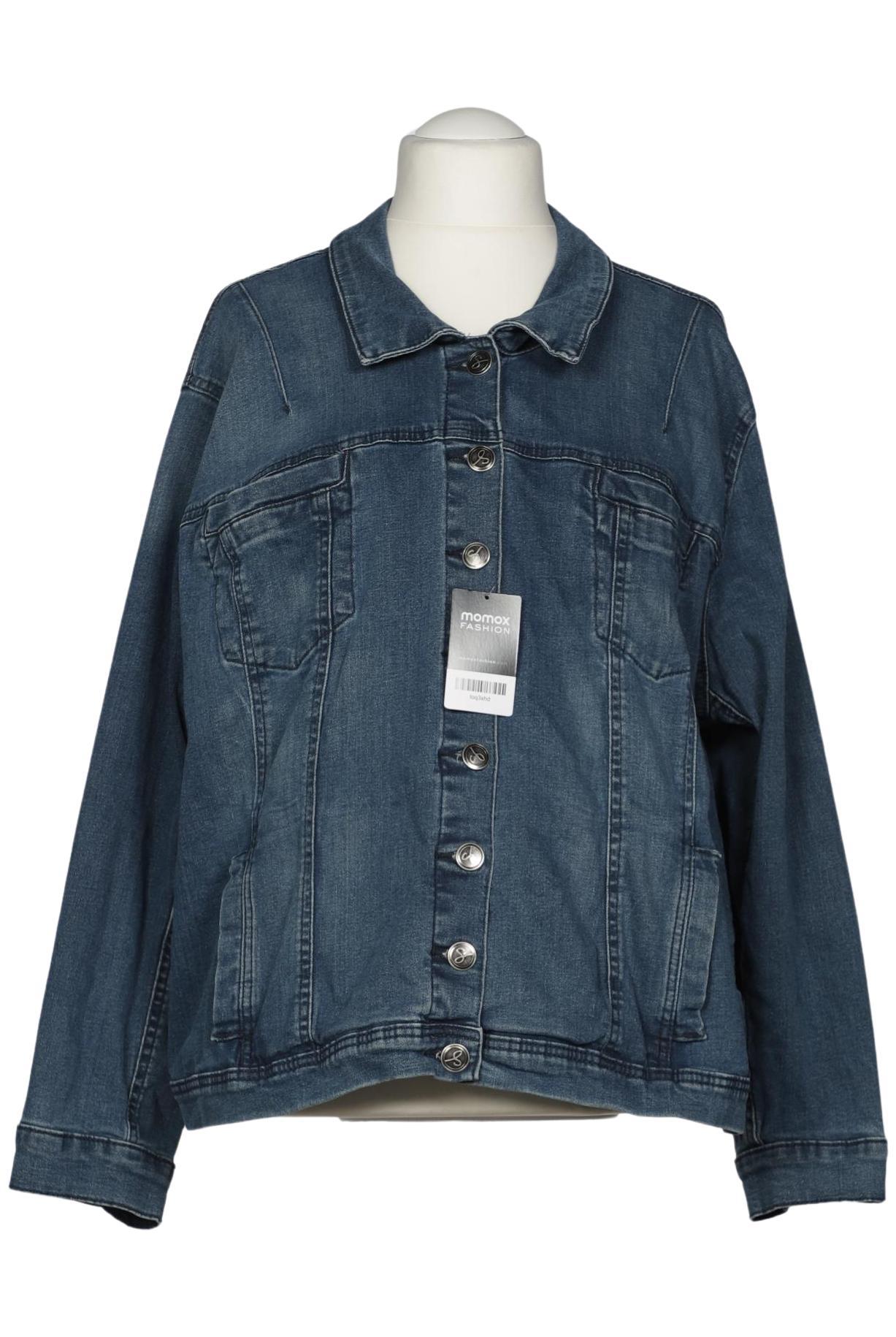 

sheego Damen Jacke, marineblau, Gr. 56