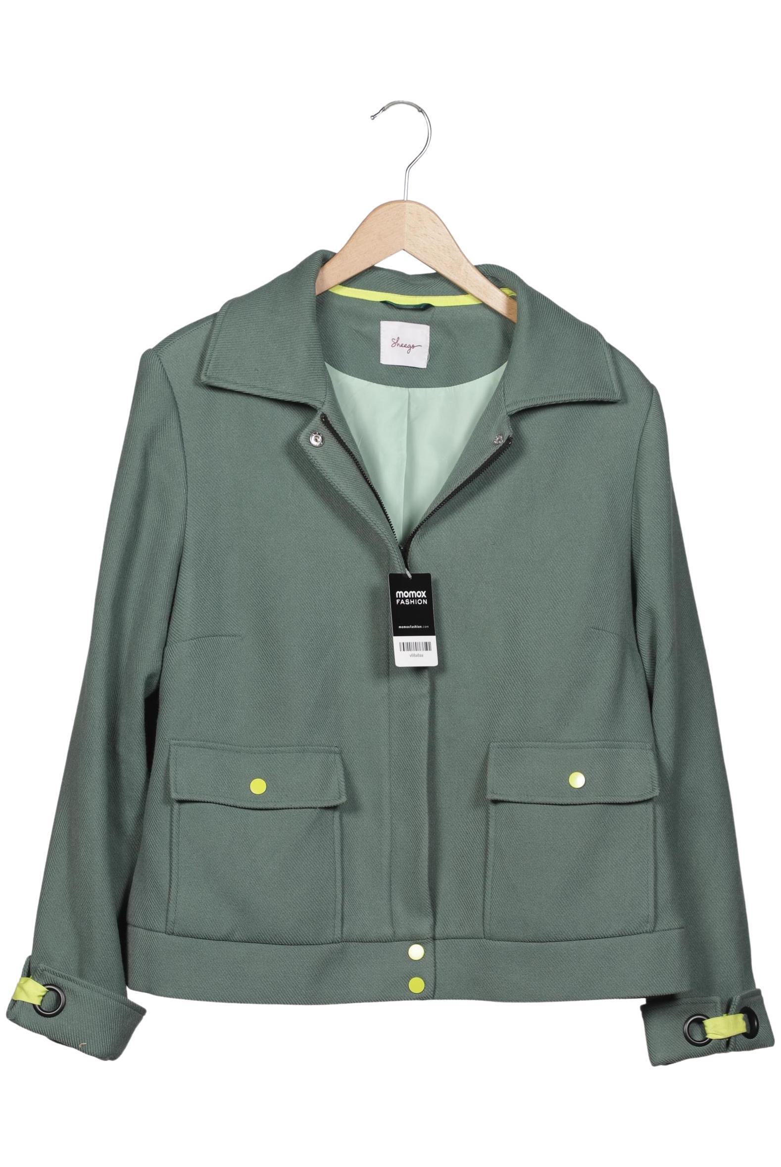 

sheego Damen Jacke, neon, Gr. 44