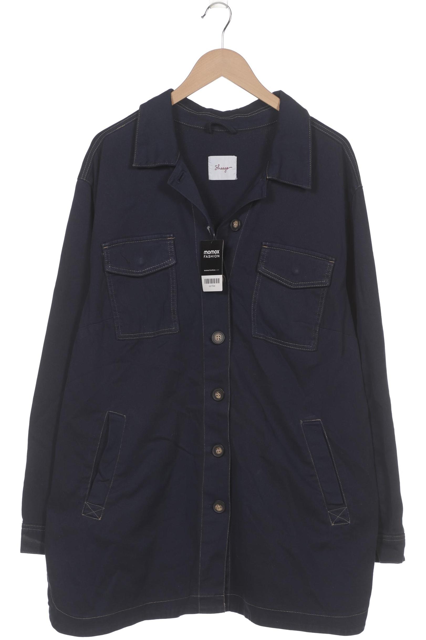 

sheego Damen Jacke, marineblau, Gr. 50