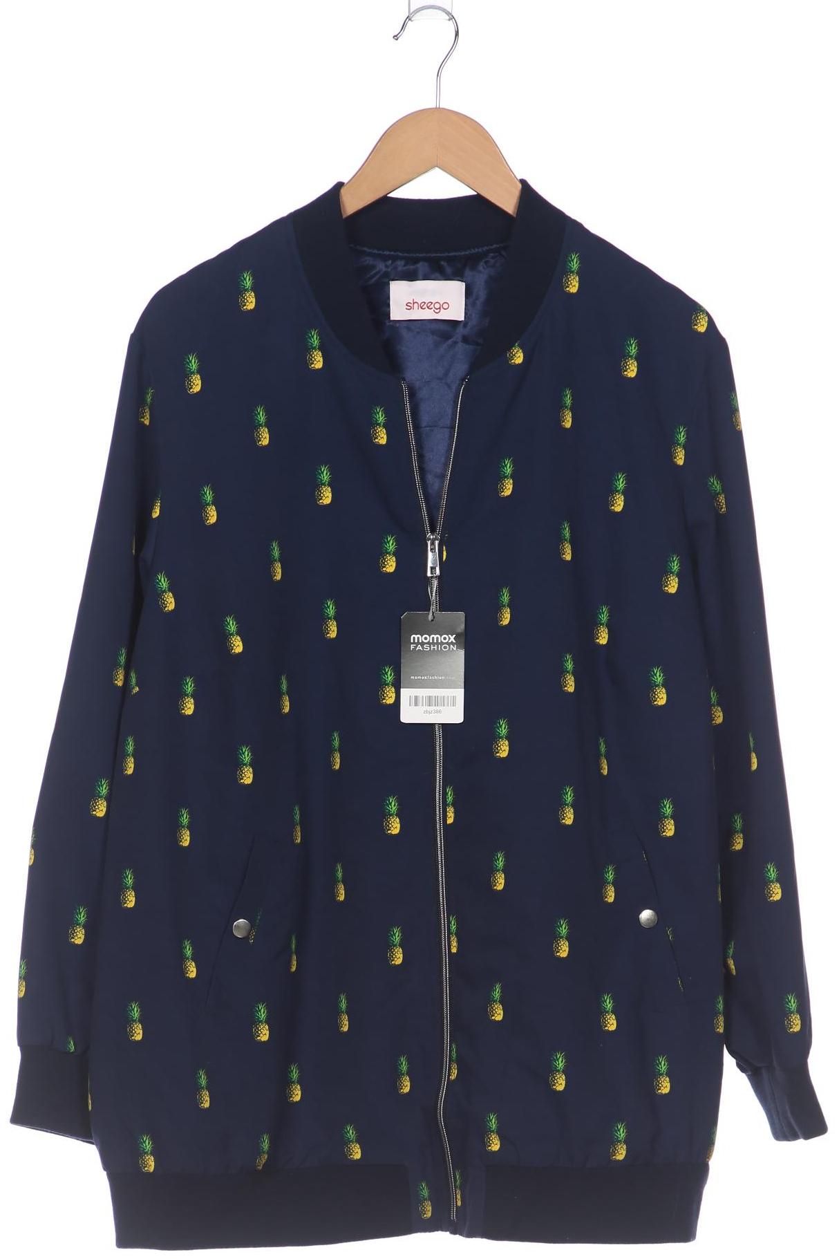 

sheego Damen Jacke, marineblau, Gr. 50
