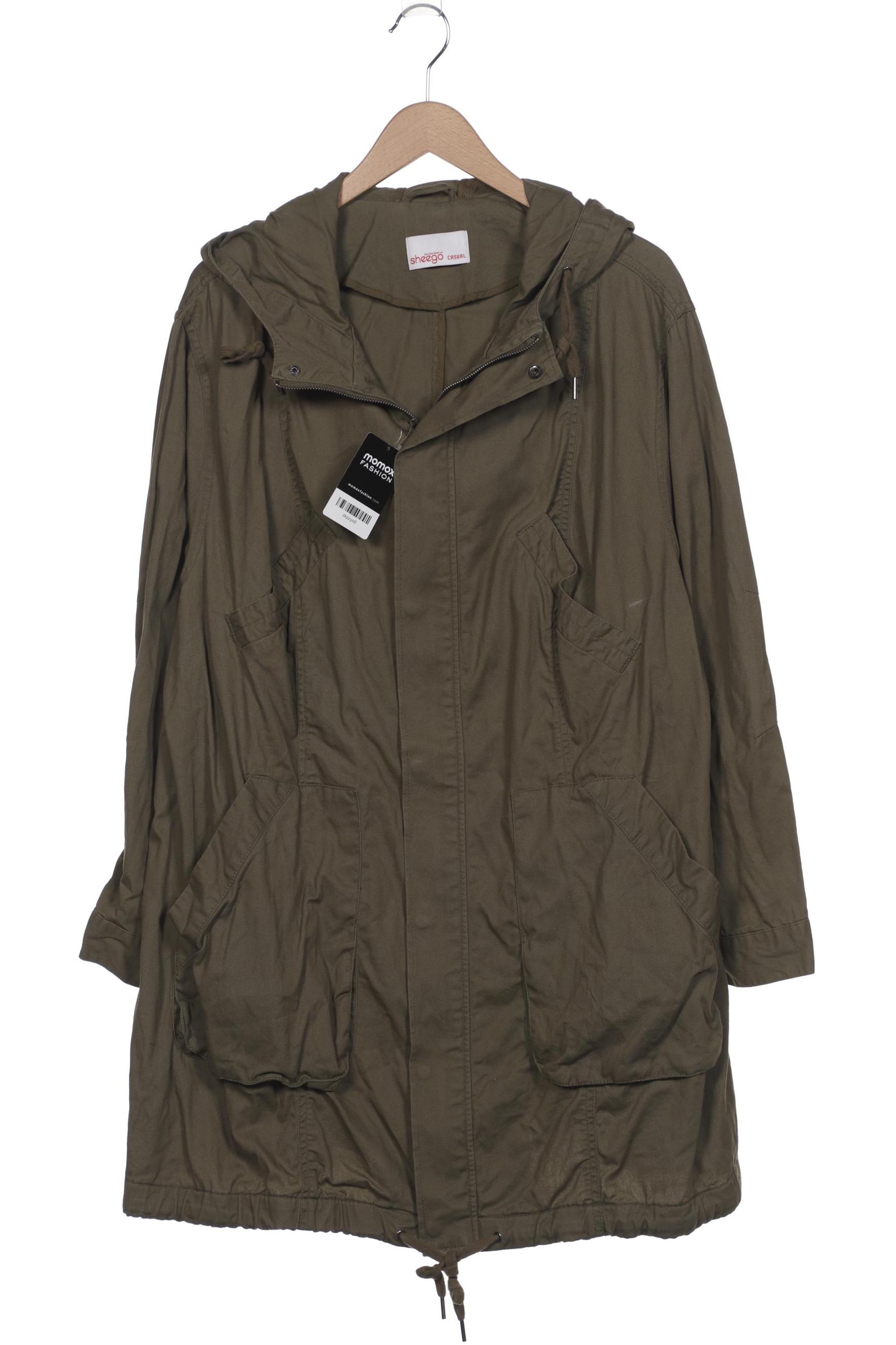 

sheego Damen Jacke, grün, Gr. 52