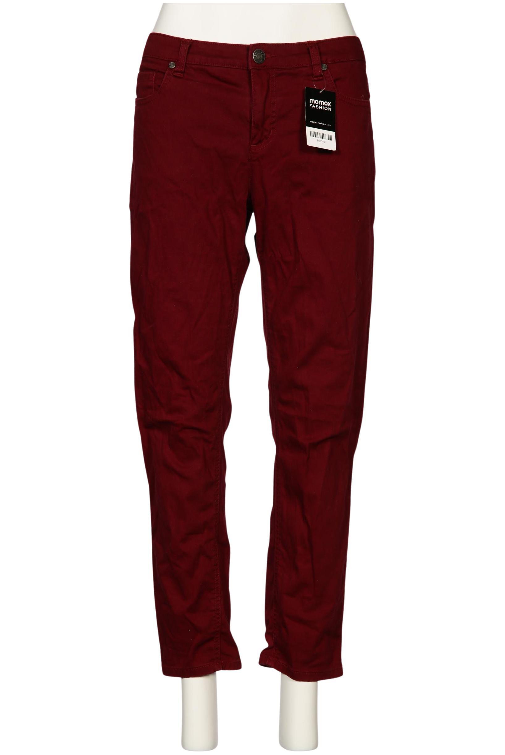 

sheego Damen Jeans, bordeaux, Gr. 23