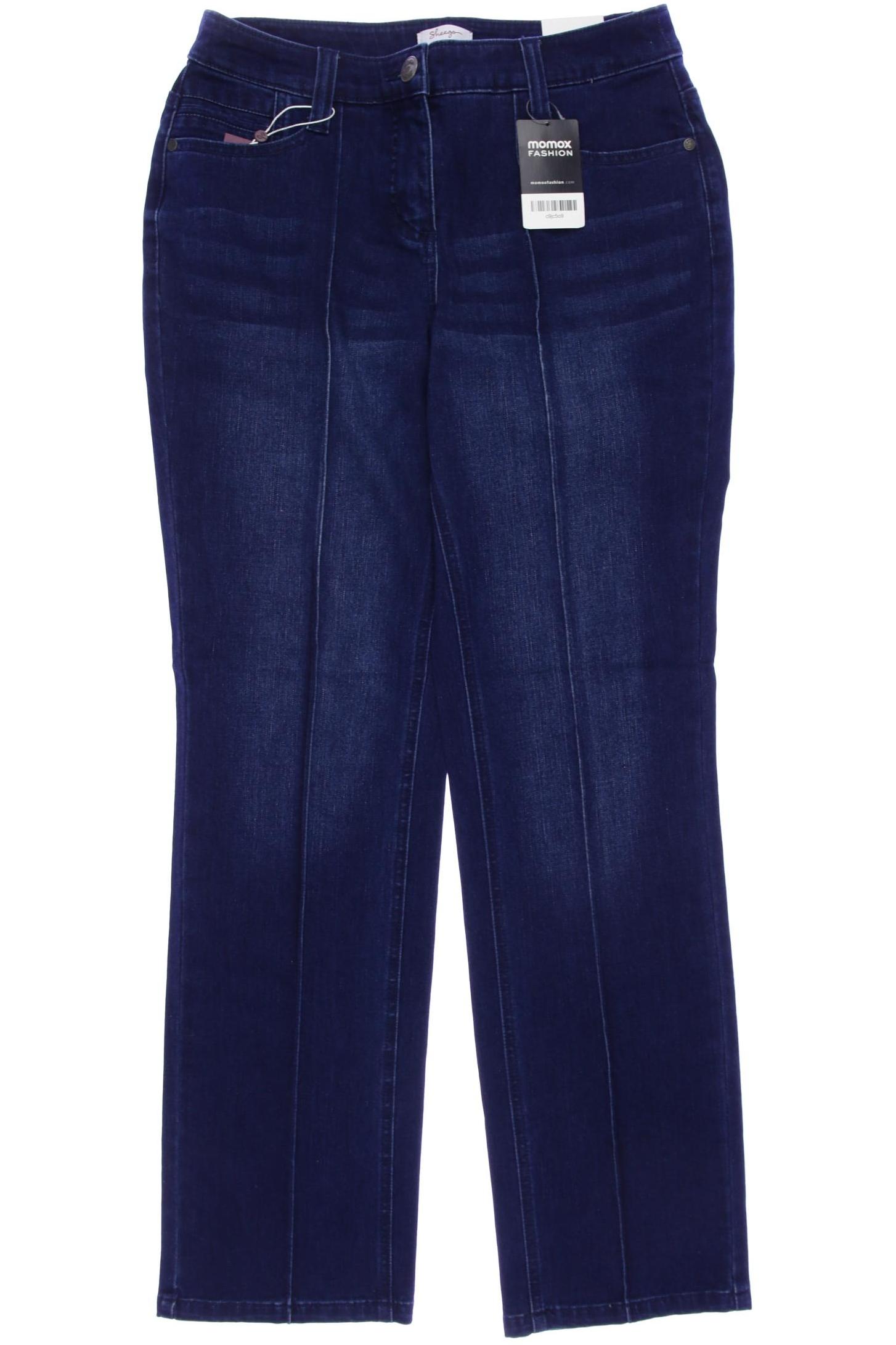 

sheego Damen Jeans, marineblau, Gr. 40