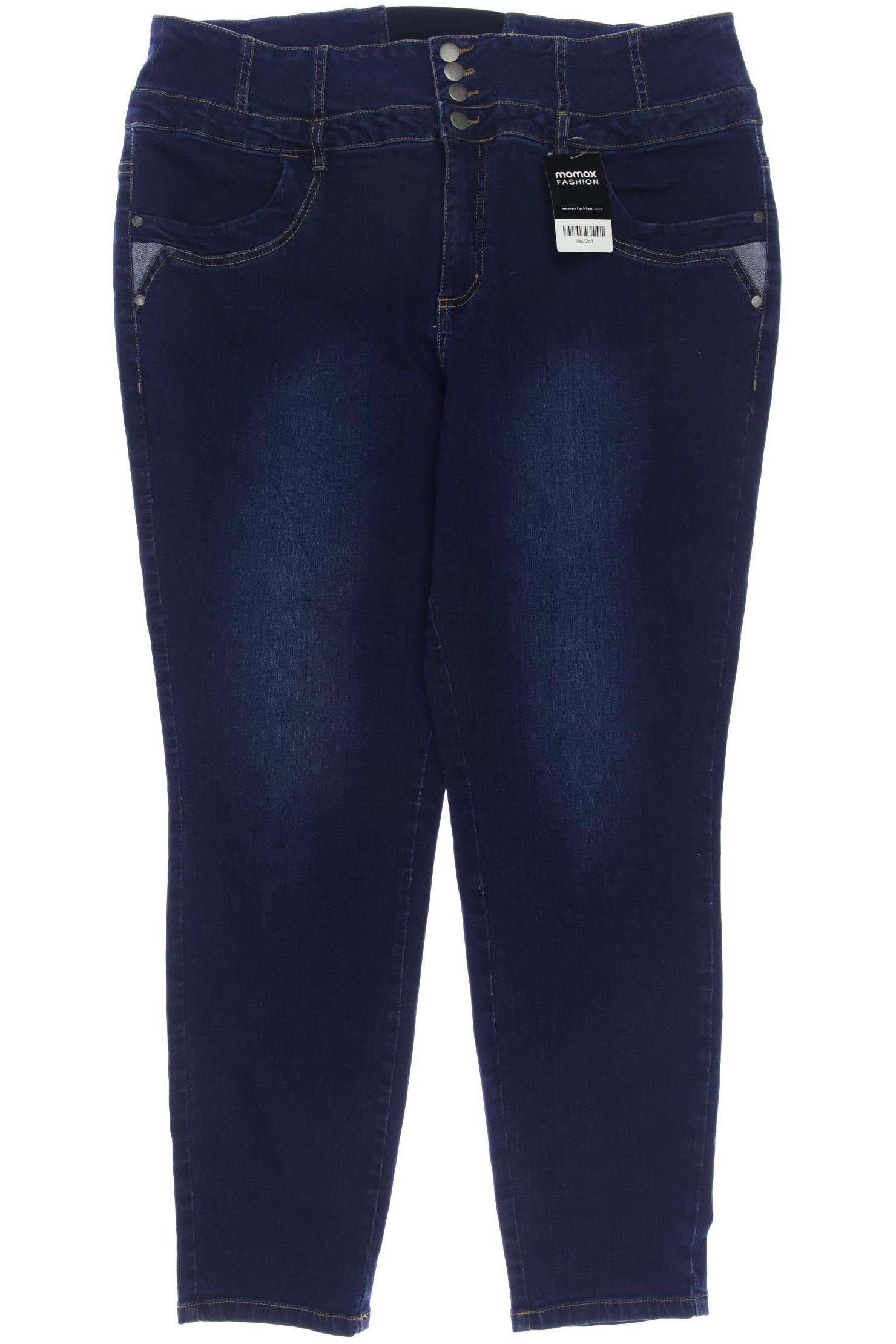 

sheego Damen Jeans, marineblau, Gr. 50