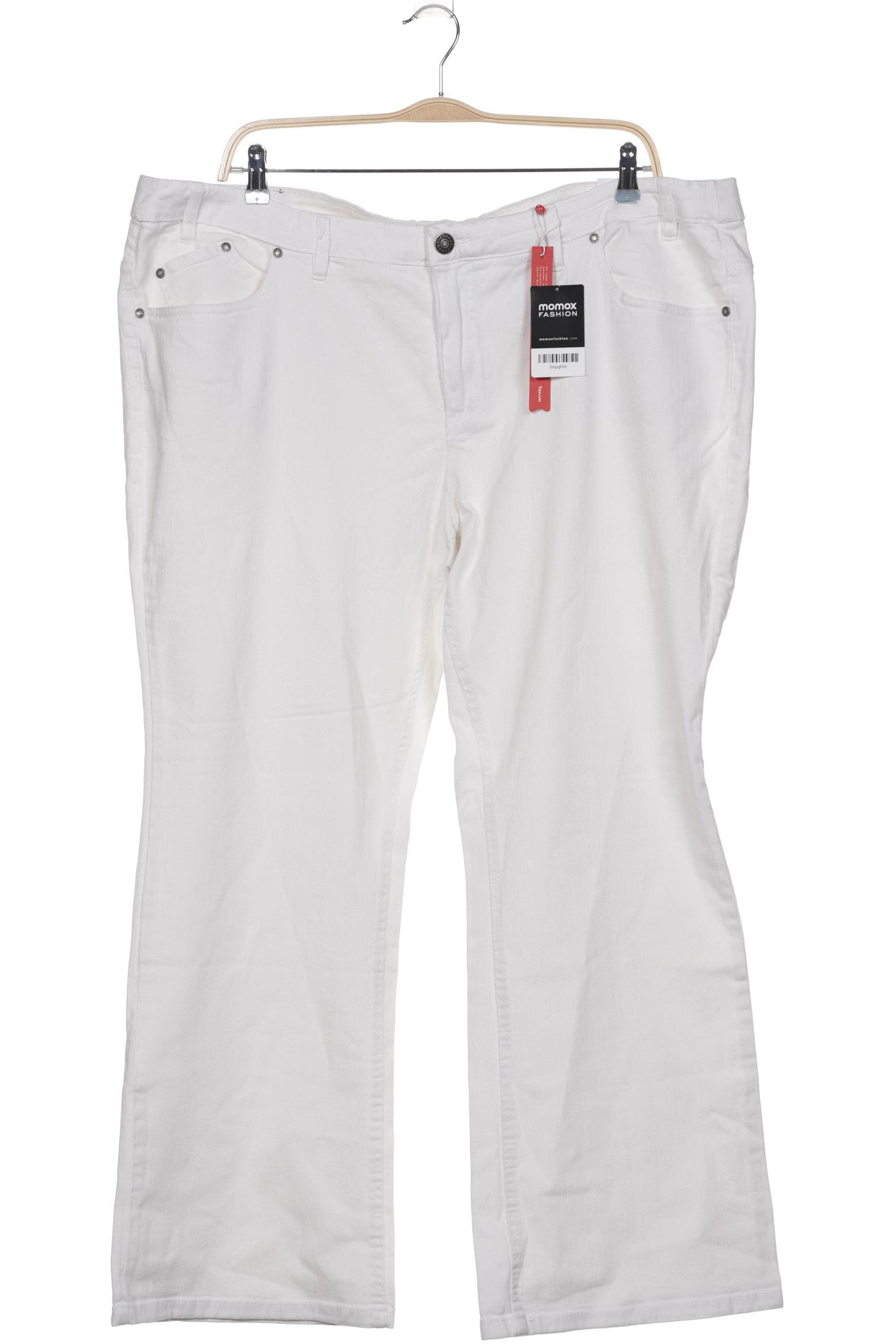 

sheego Damen Jeans, weiß, Gr. 54