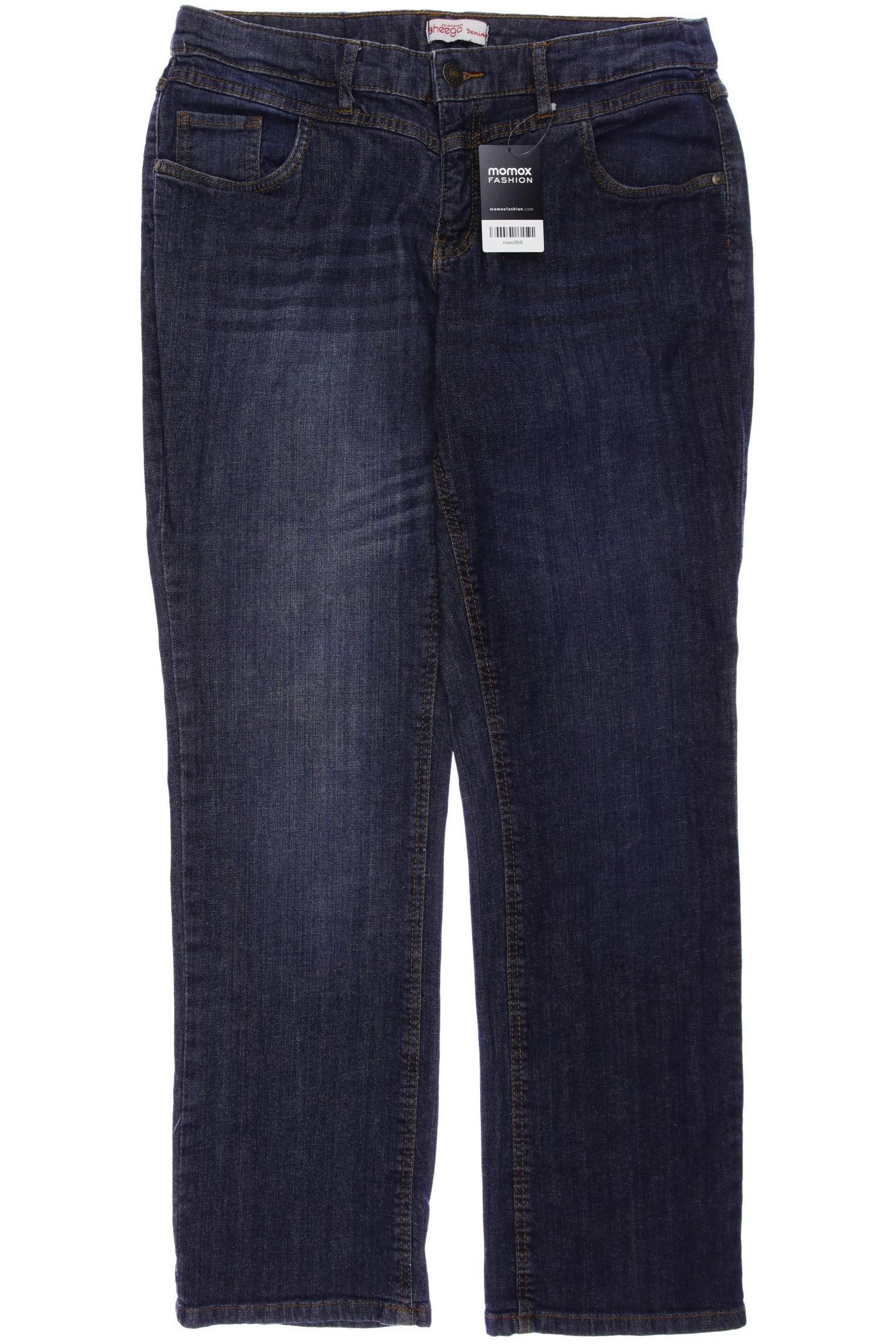 

sheego Damen Jeans, blau, Gr. 44