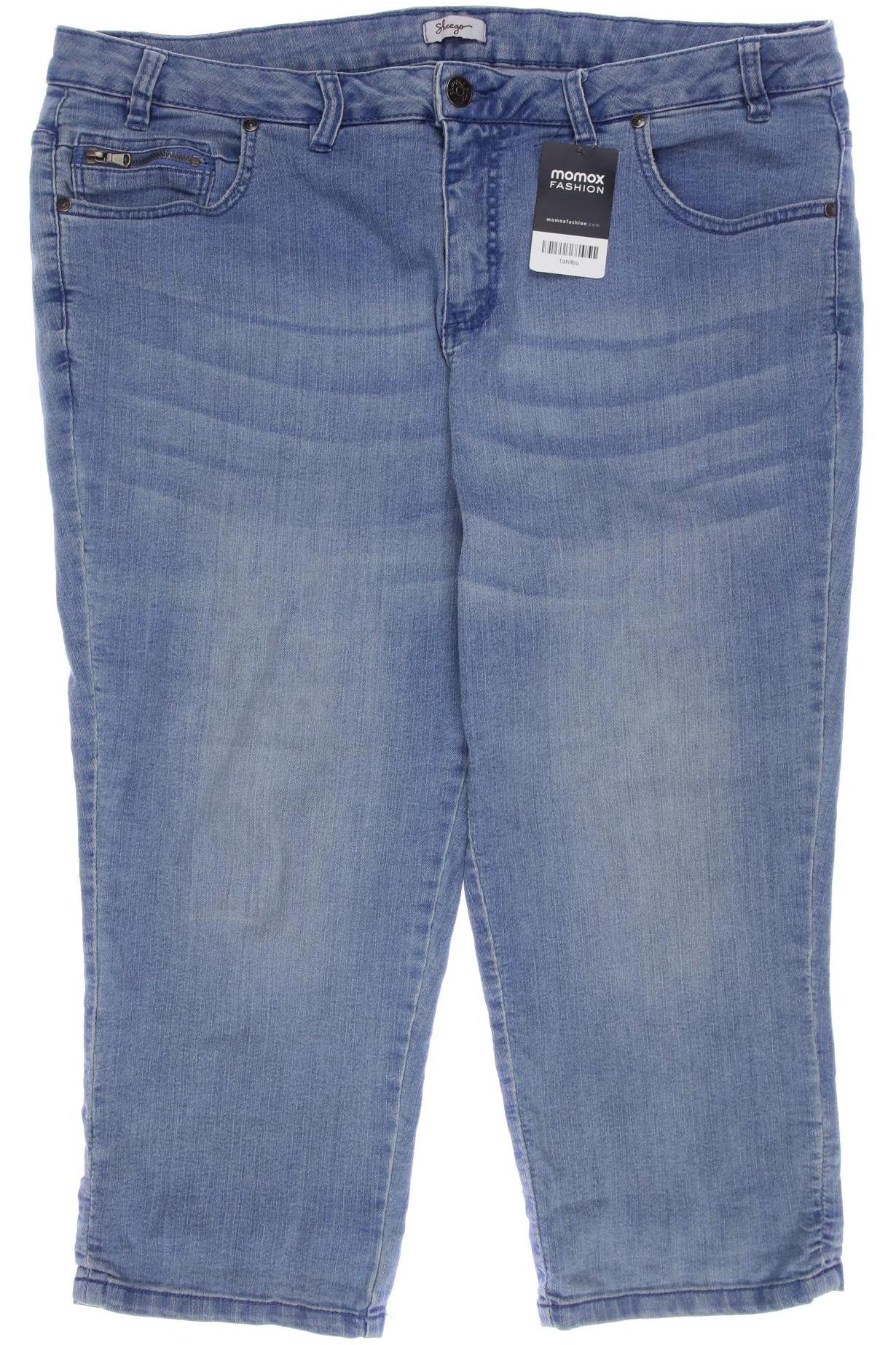 

sheego Damen Jeans, blau, Gr. 50