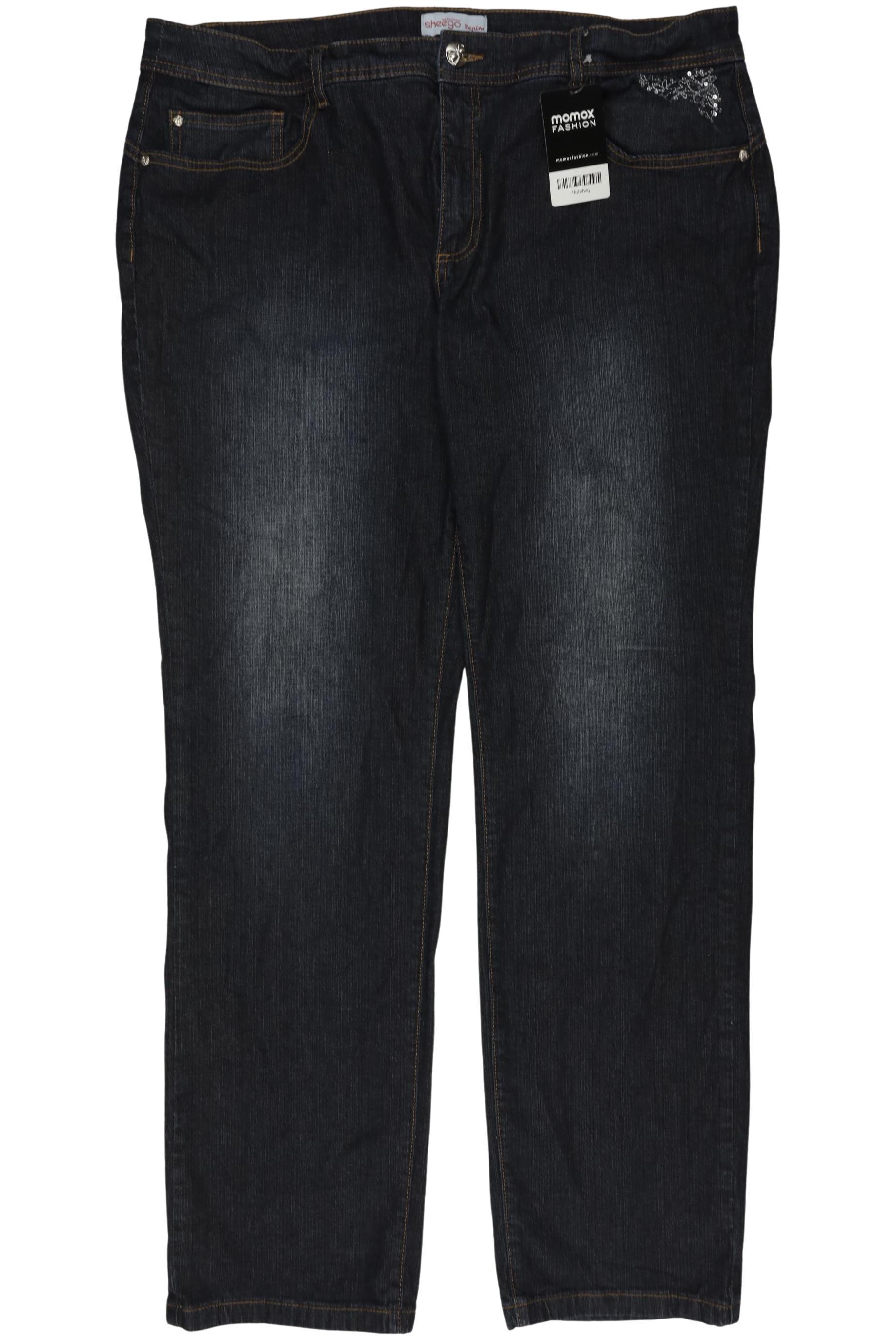 

sheego Damen Jeans, marineblau, Gr. 96