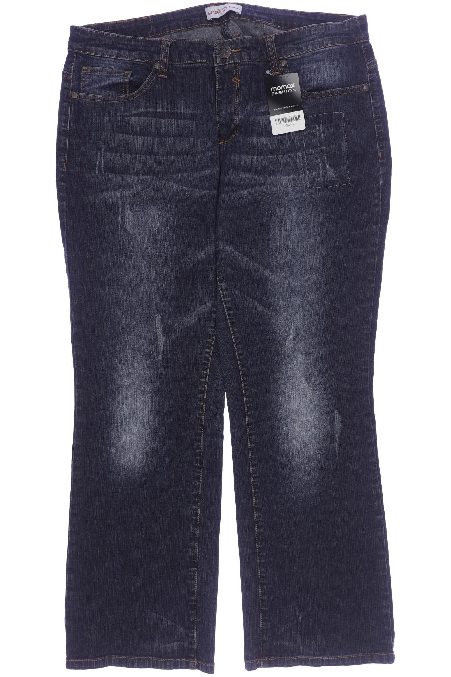 

sheego Damen Jeans, marineblau, Gr. 23