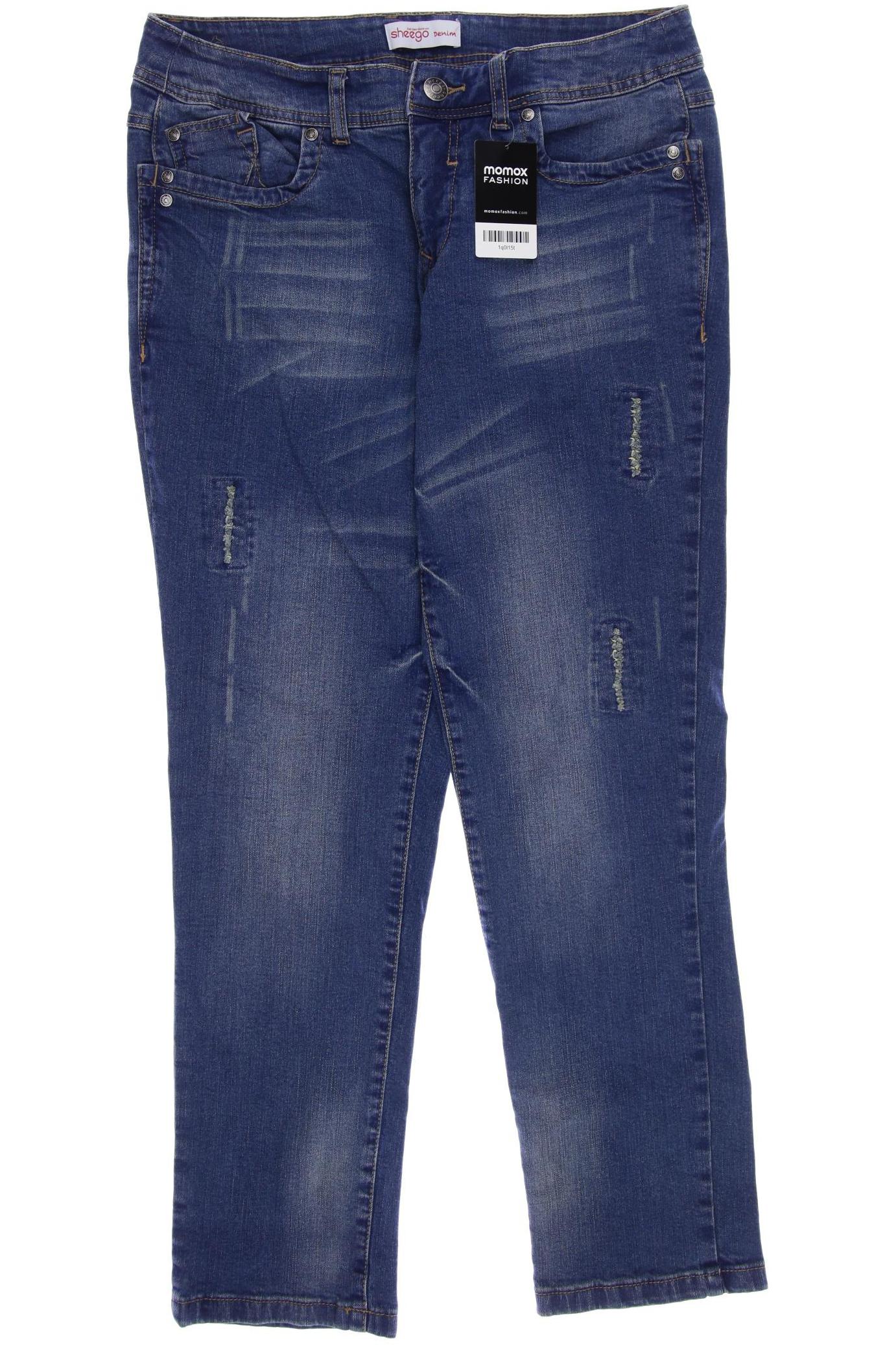 

sheego Damen Jeans, blau