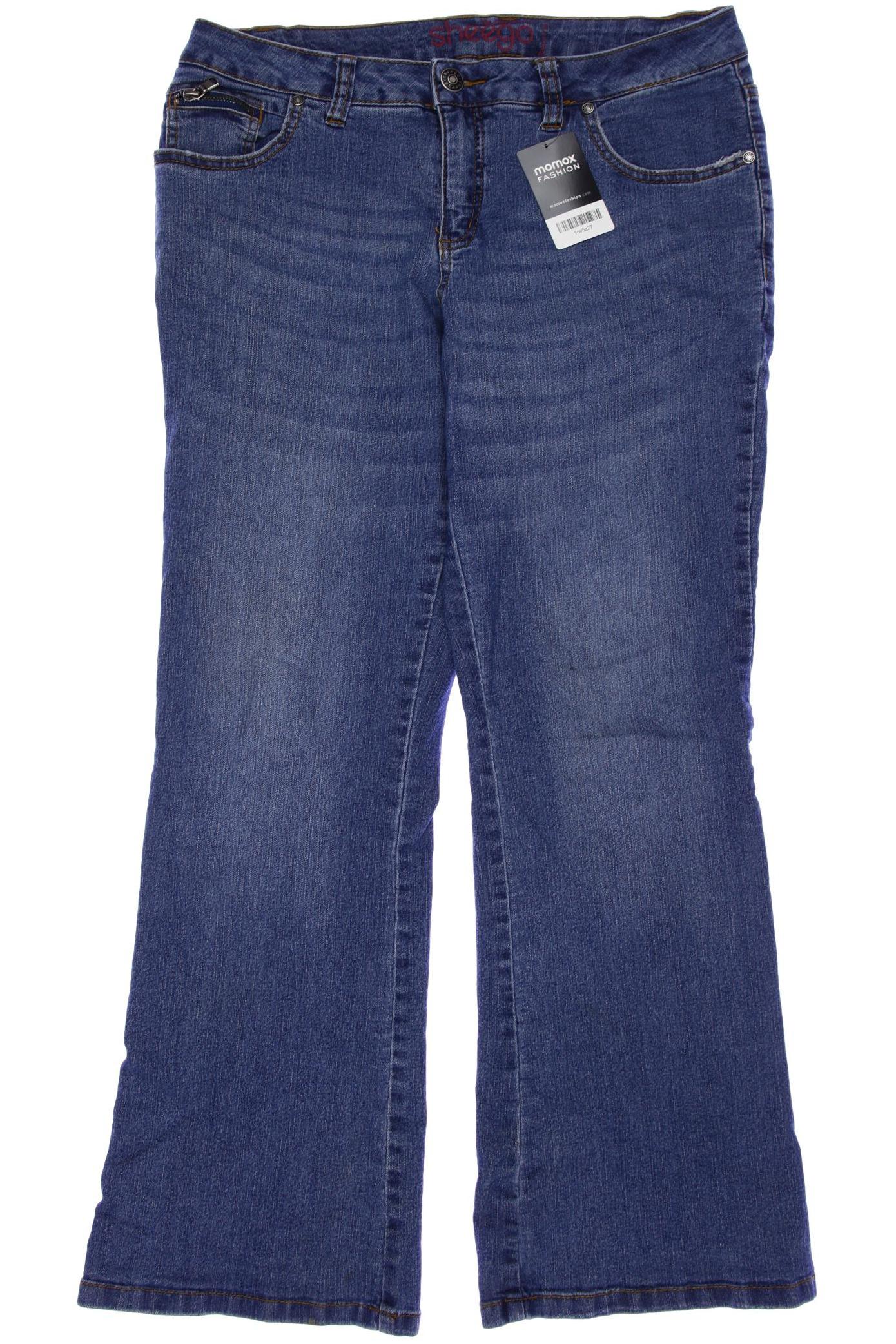 

sheego Damen Jeans, blau, Gr. 22