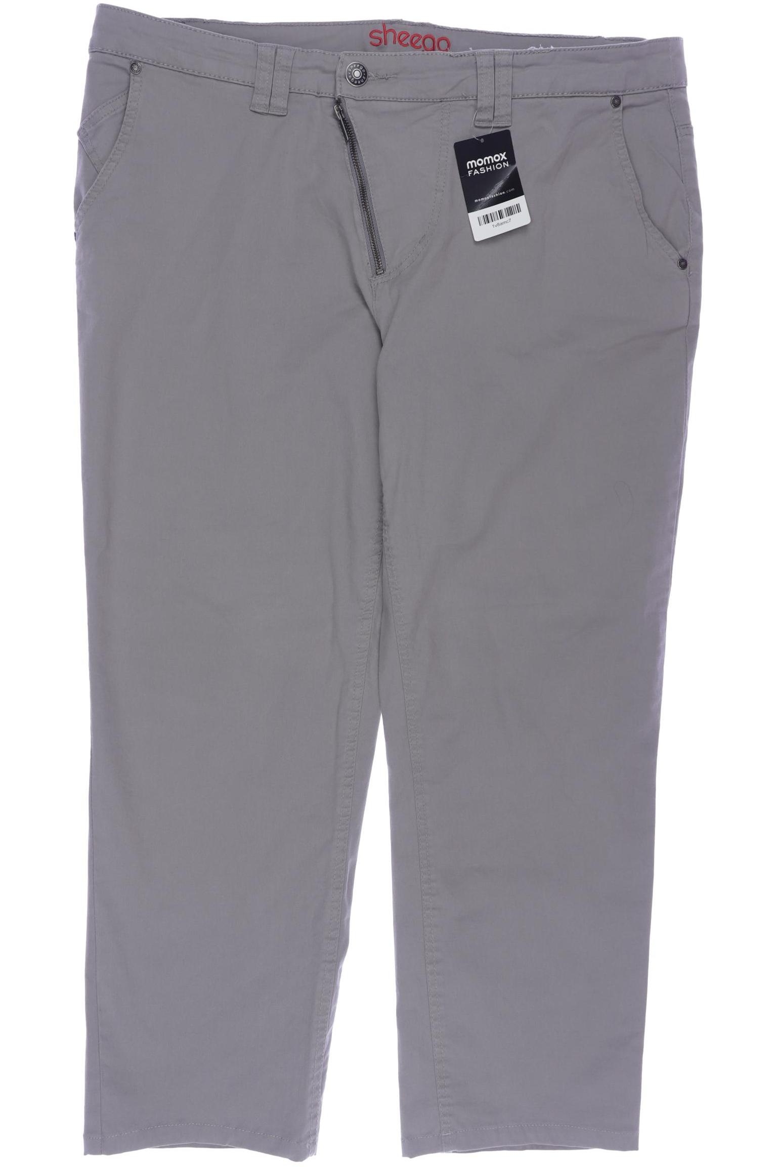 

sheego Damen Jeans, grau, Gr. 48