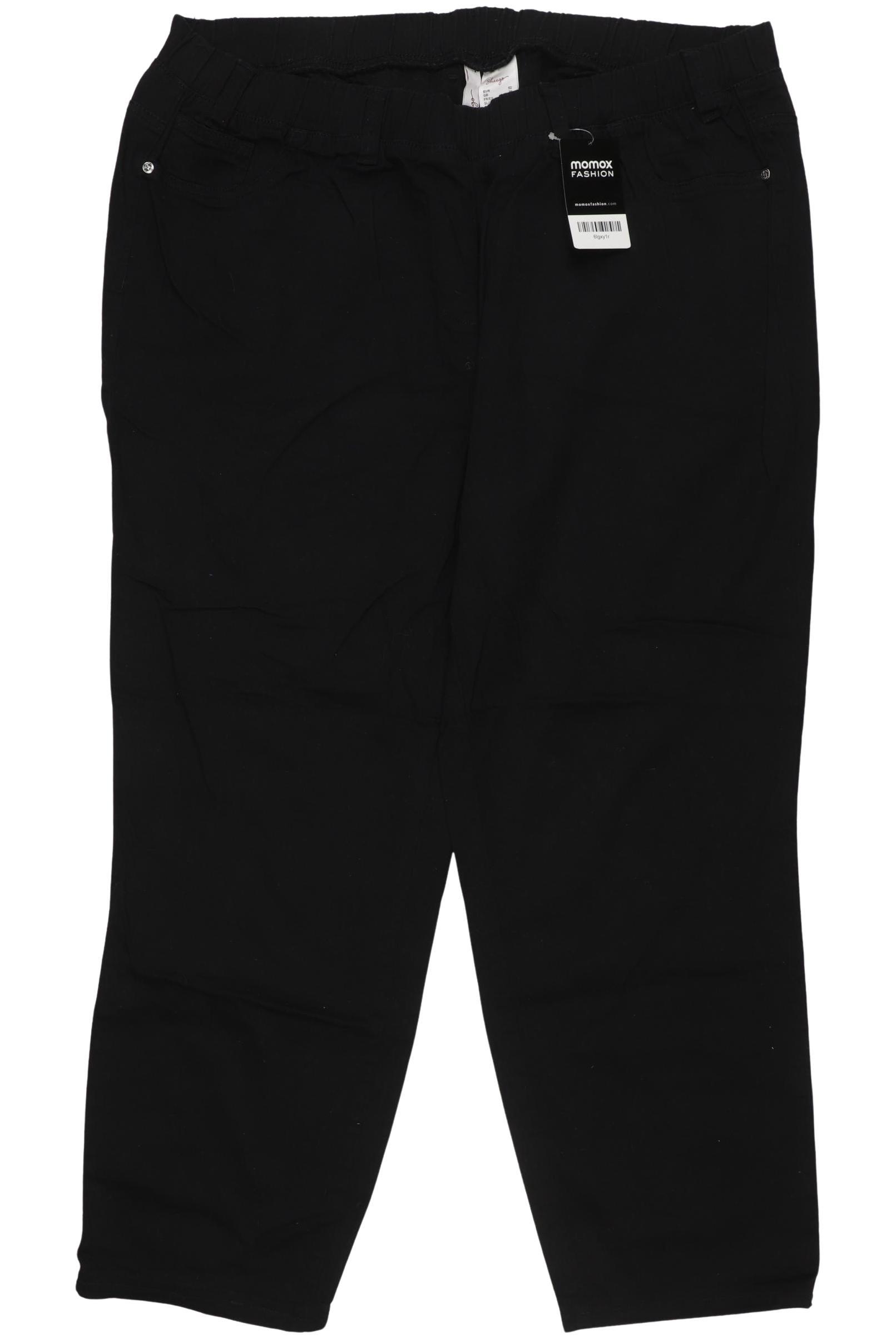 

sheego Damen Jeans, schwarz, Gr. 52