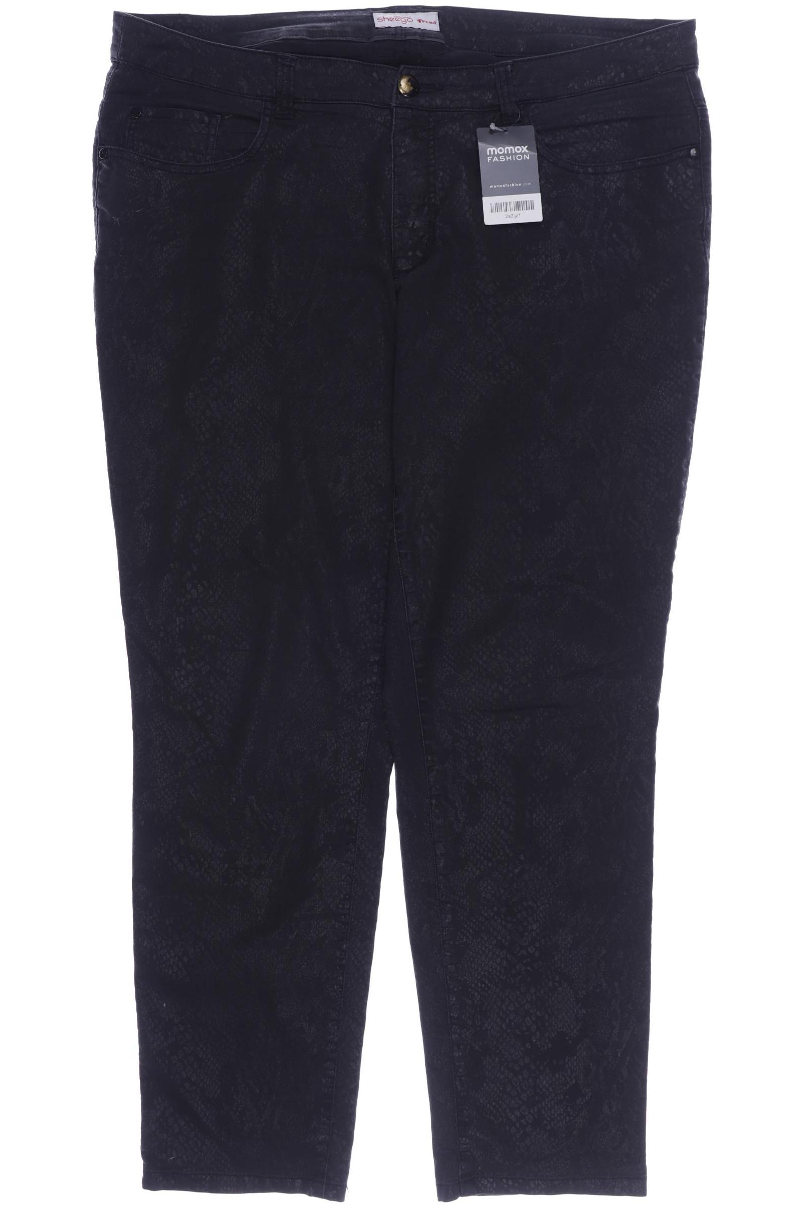

sheego Damen Jeans, schwarz
