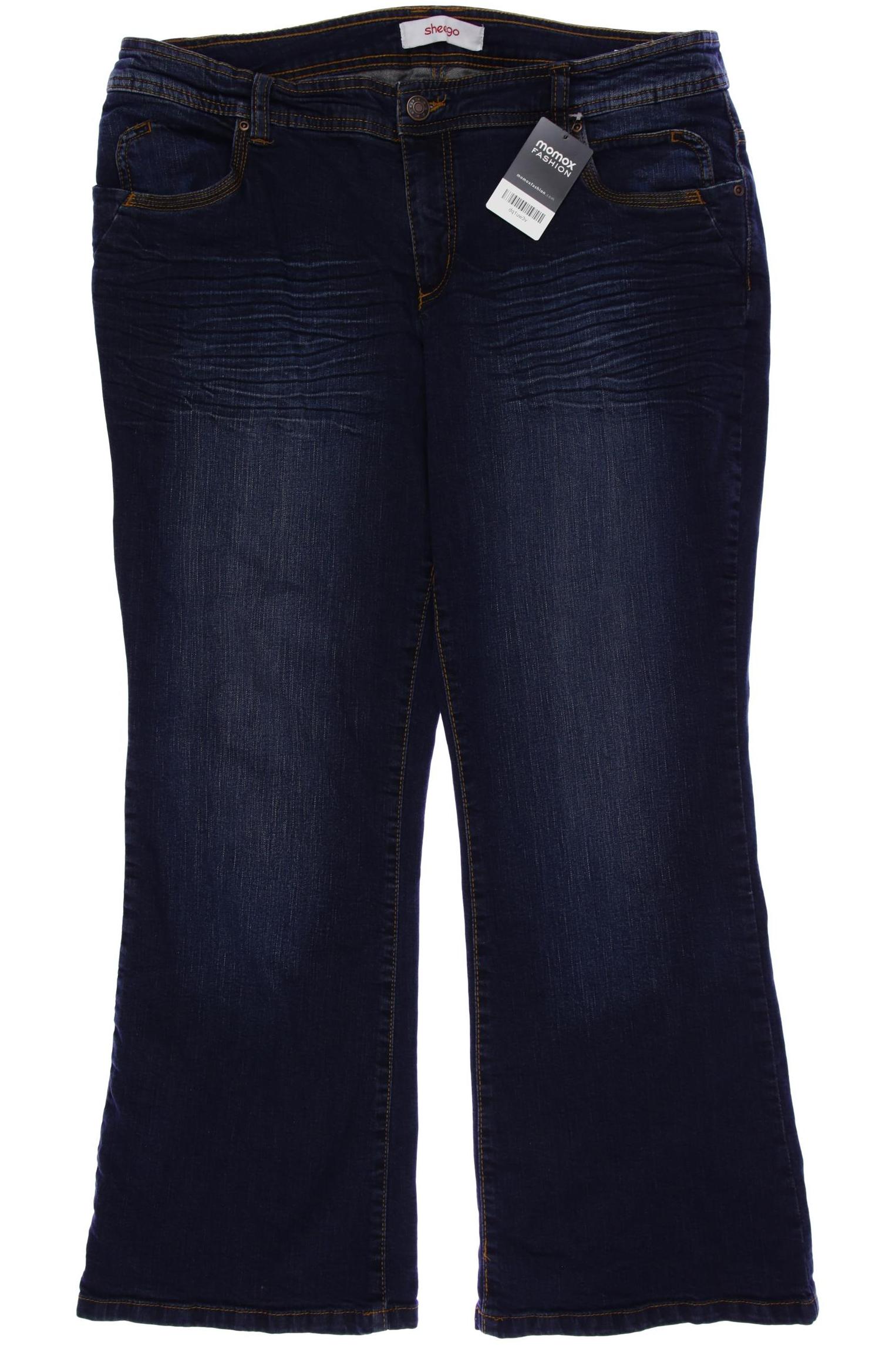 

sheego Damen Jeans, marineblau, Gr. 24