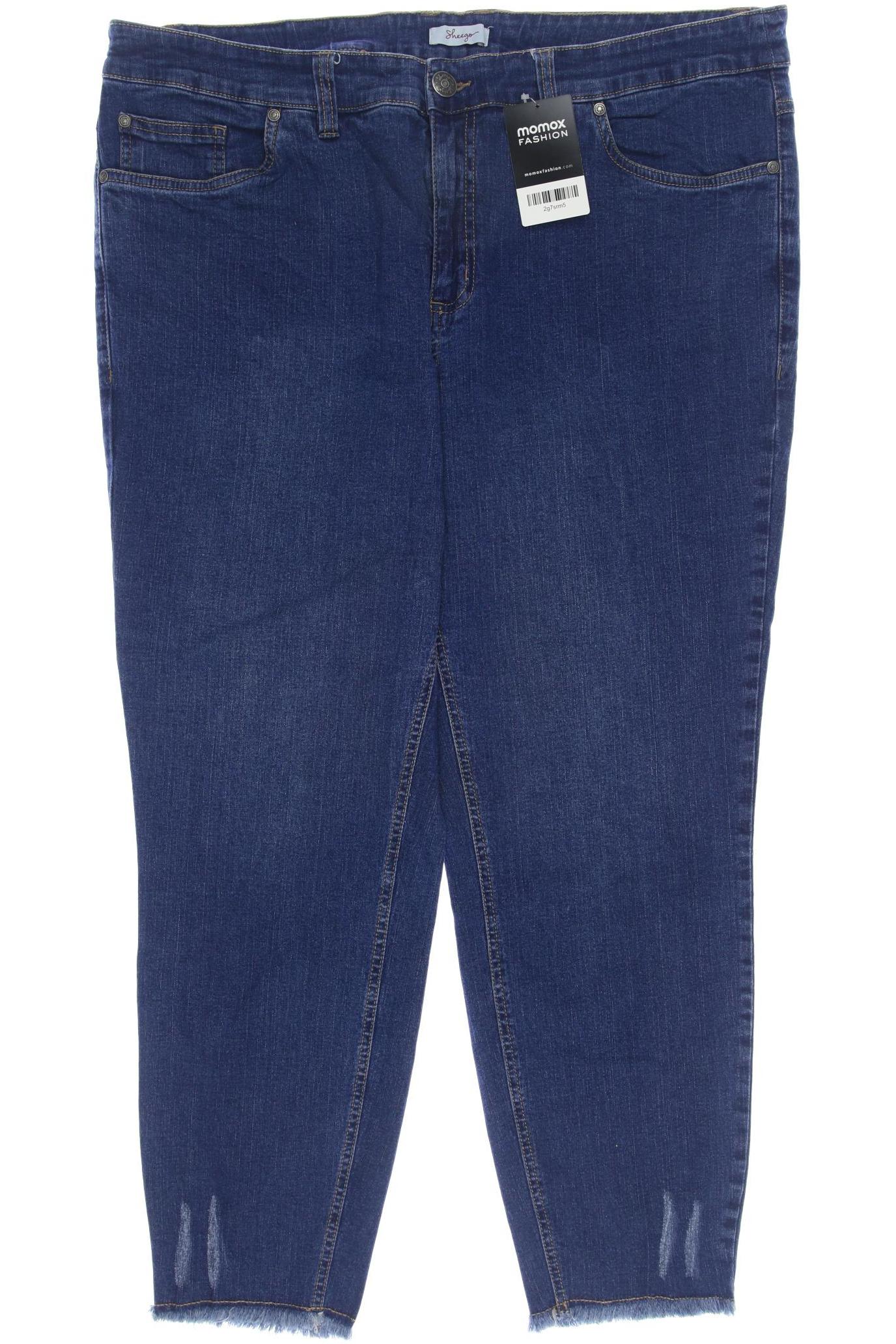 

sheego Damen Jeans, blau, Gr. 48