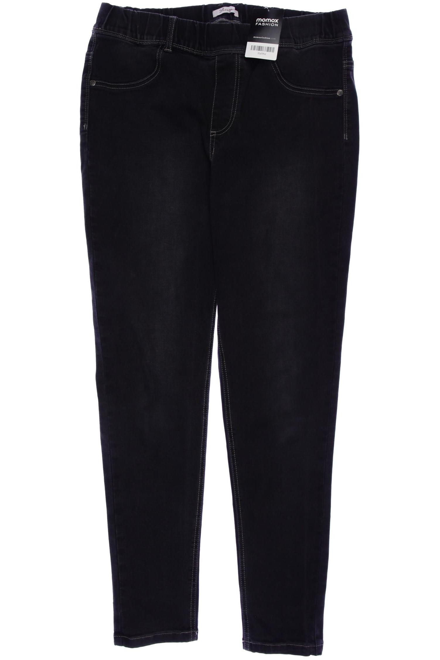 

sheego Damen Jeans, schwarz, Gr. 44