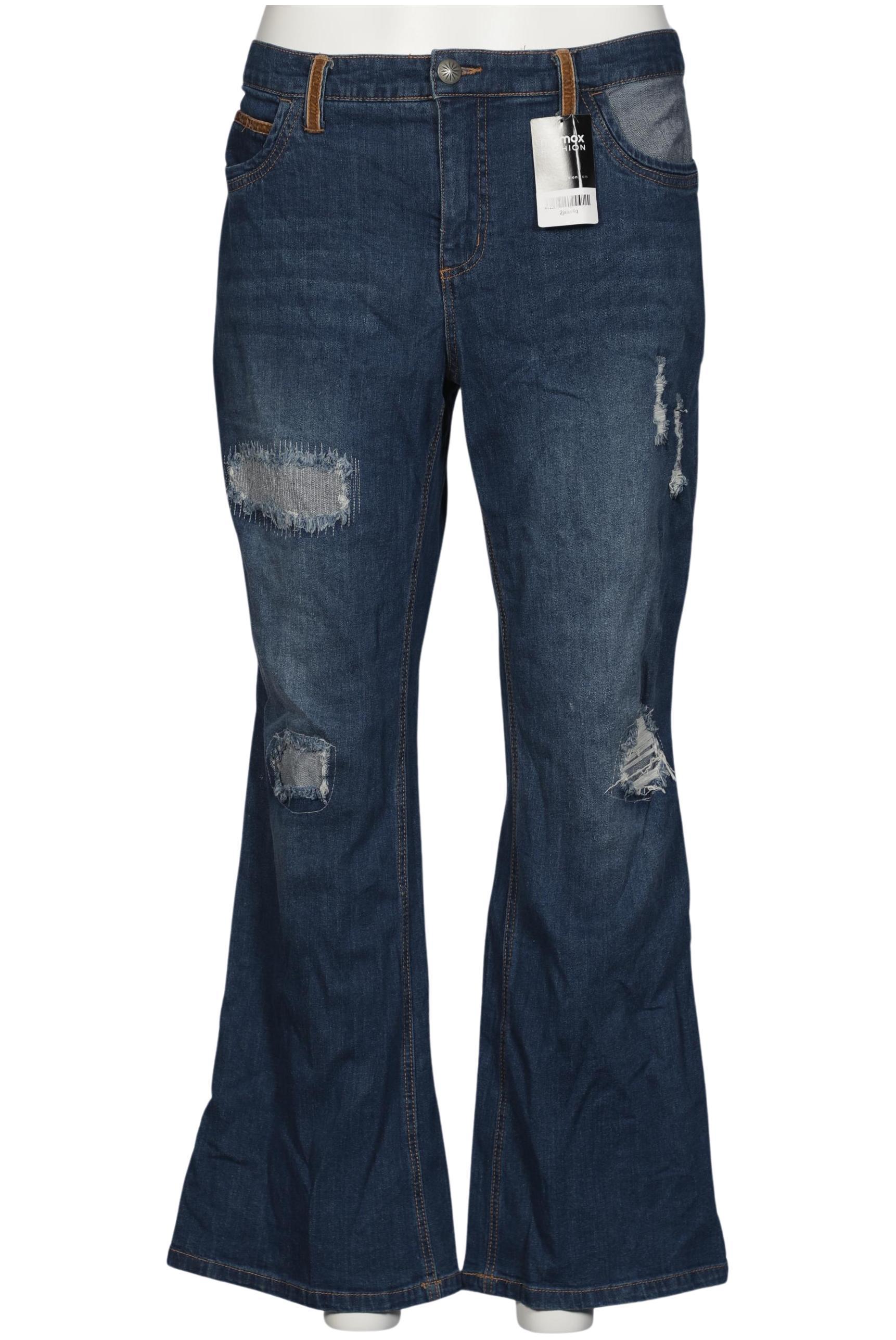 

sheego Damen Jeans, blau, Gr. 46