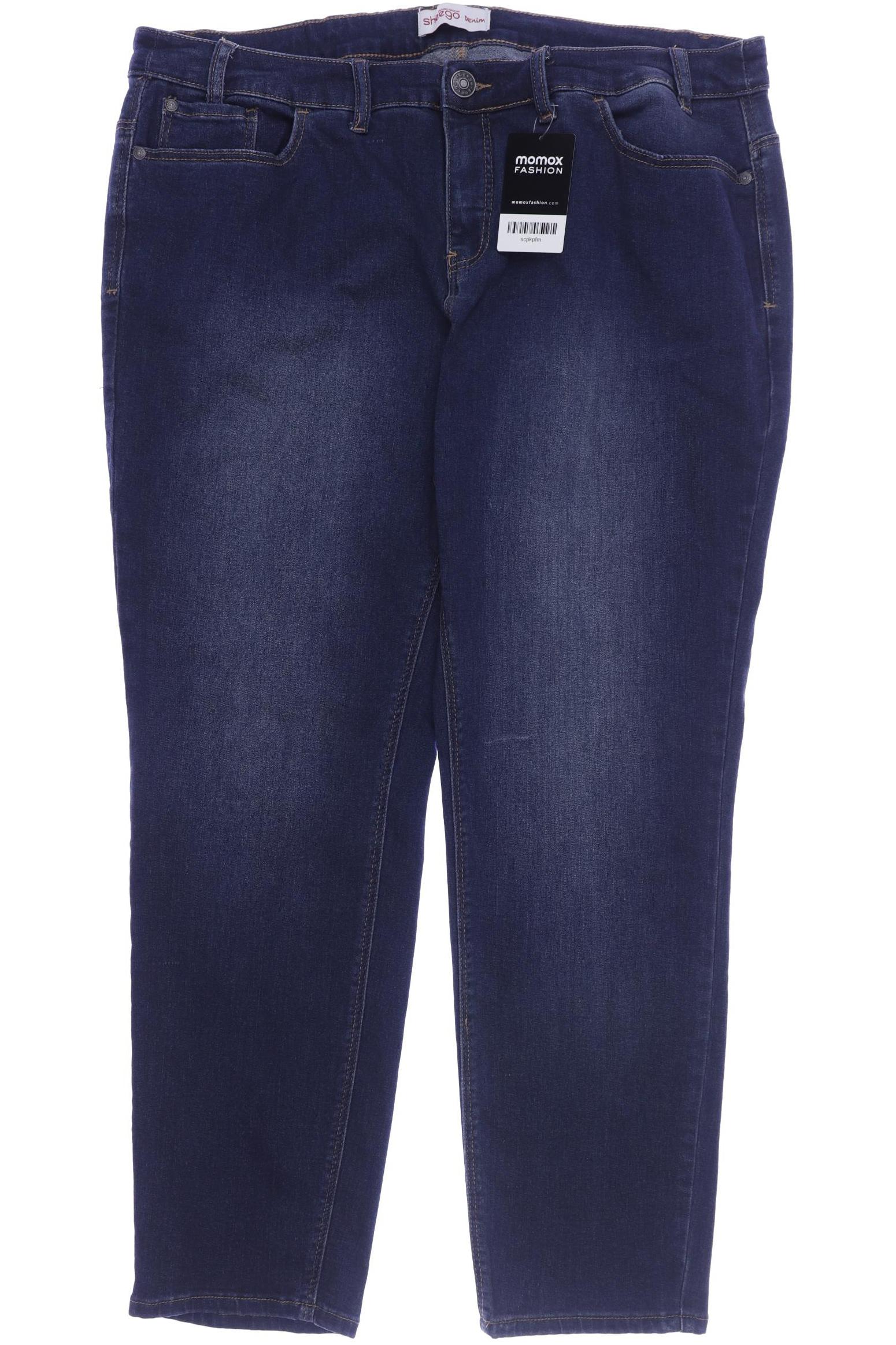 

sheego Damen Jeans, marineblau, Gr. 38