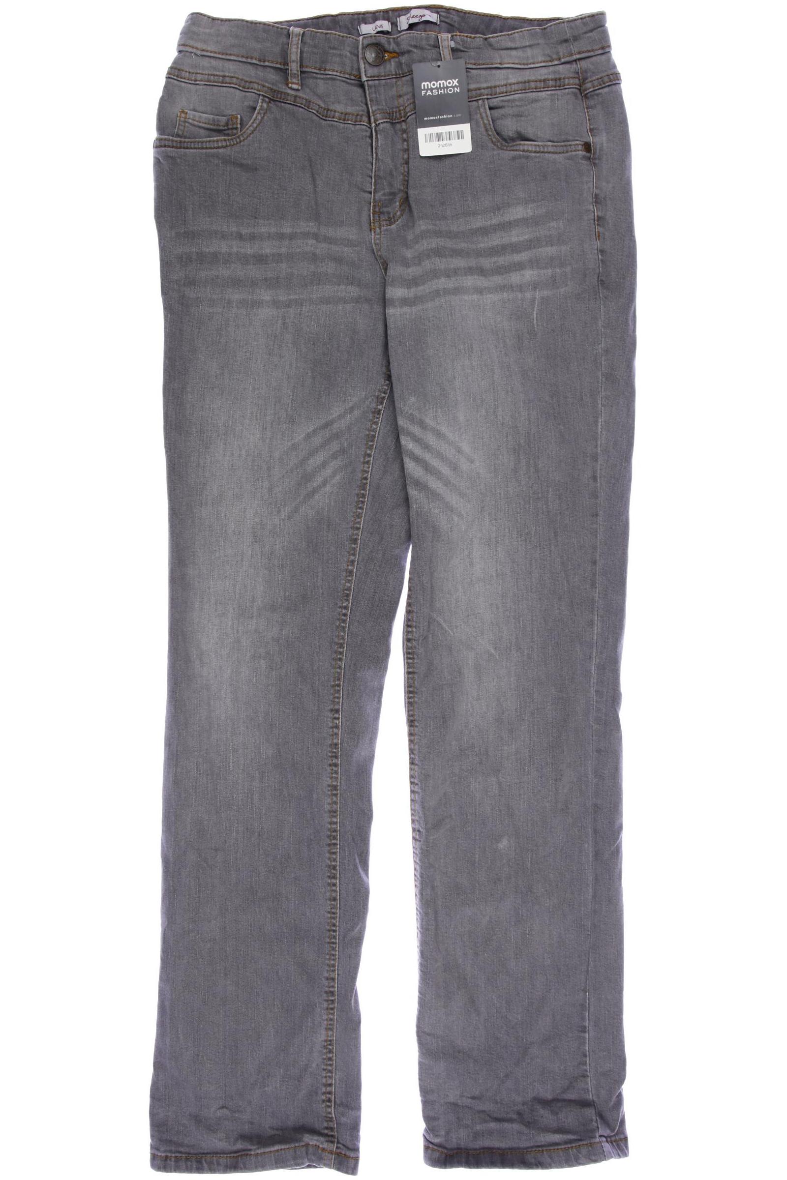 

sheego Damen Jeans, grau, Gr. 88