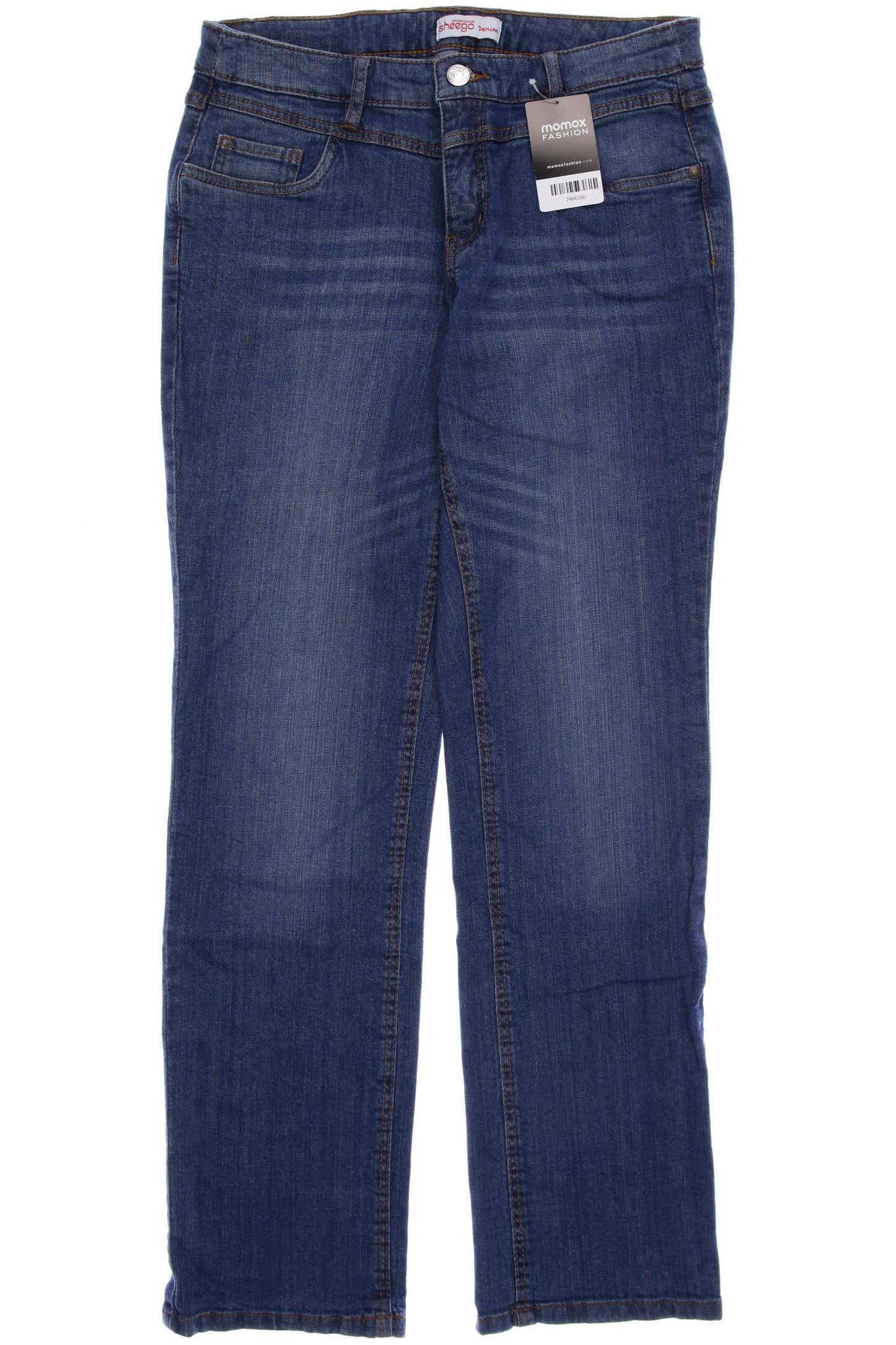 

sheego Damen Jeans, blau, Gr. 40