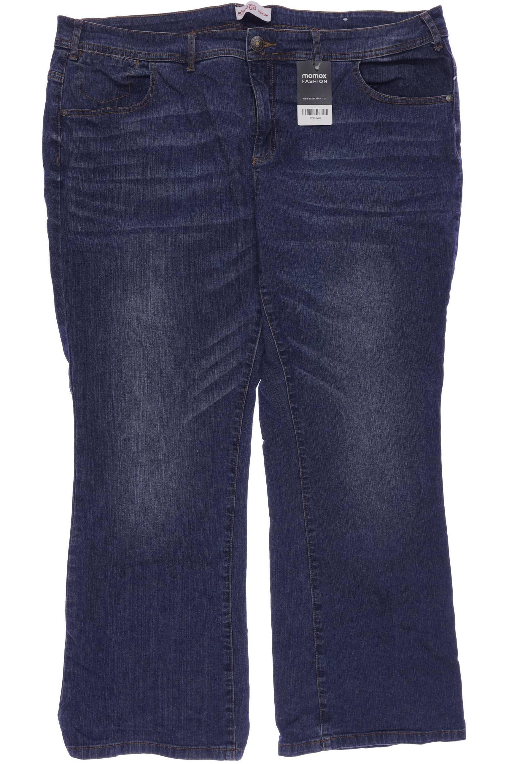 

sheego Damen Jeans, blau, Gr. 52