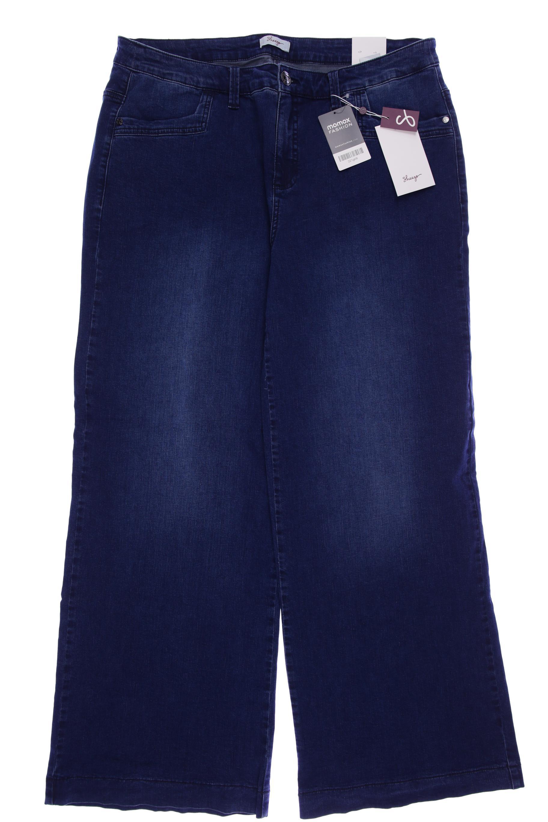 

sheego Damen Jeans, marineblau