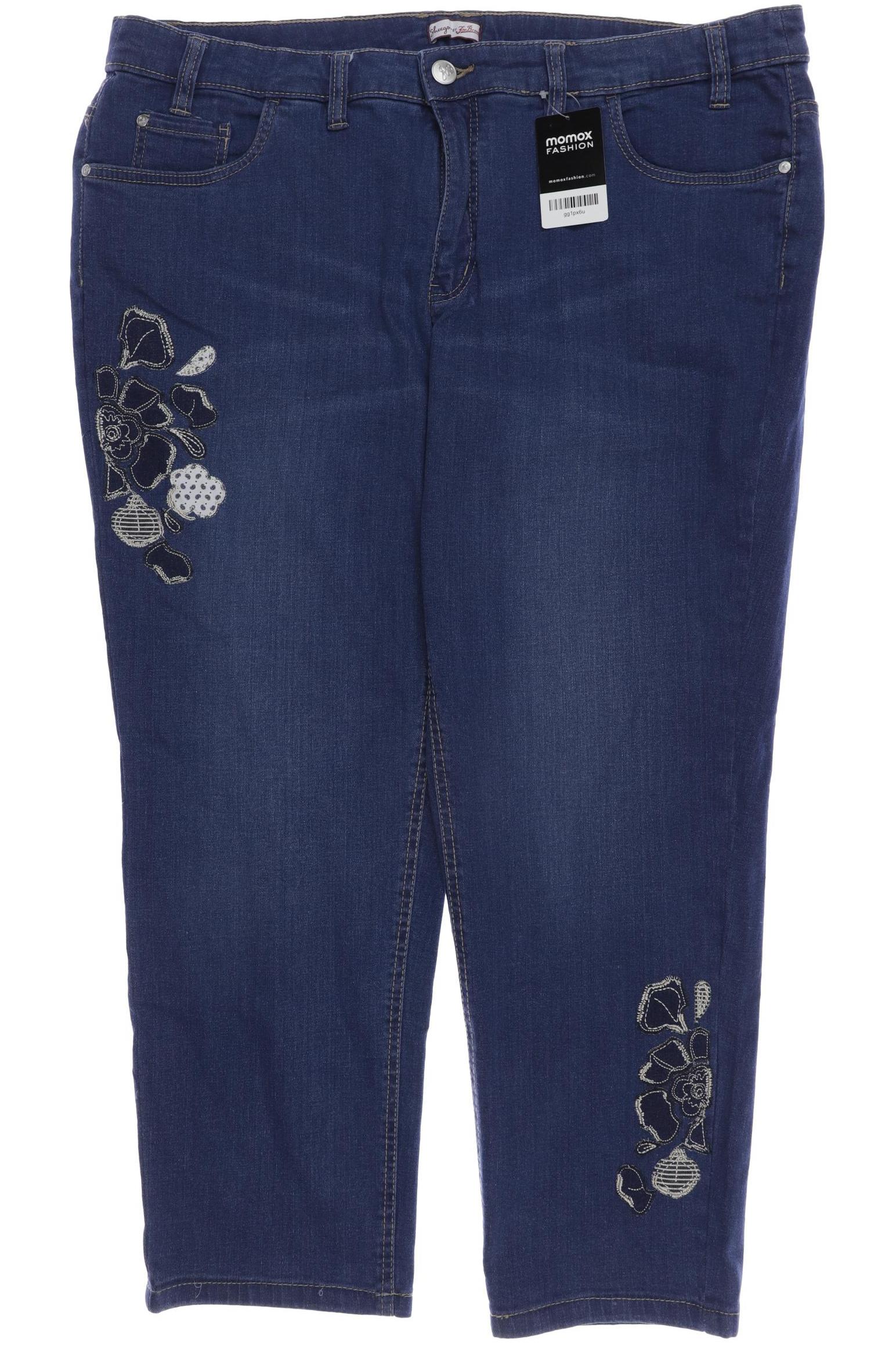 

sheego Damen Jeans, blau, Gr. 50