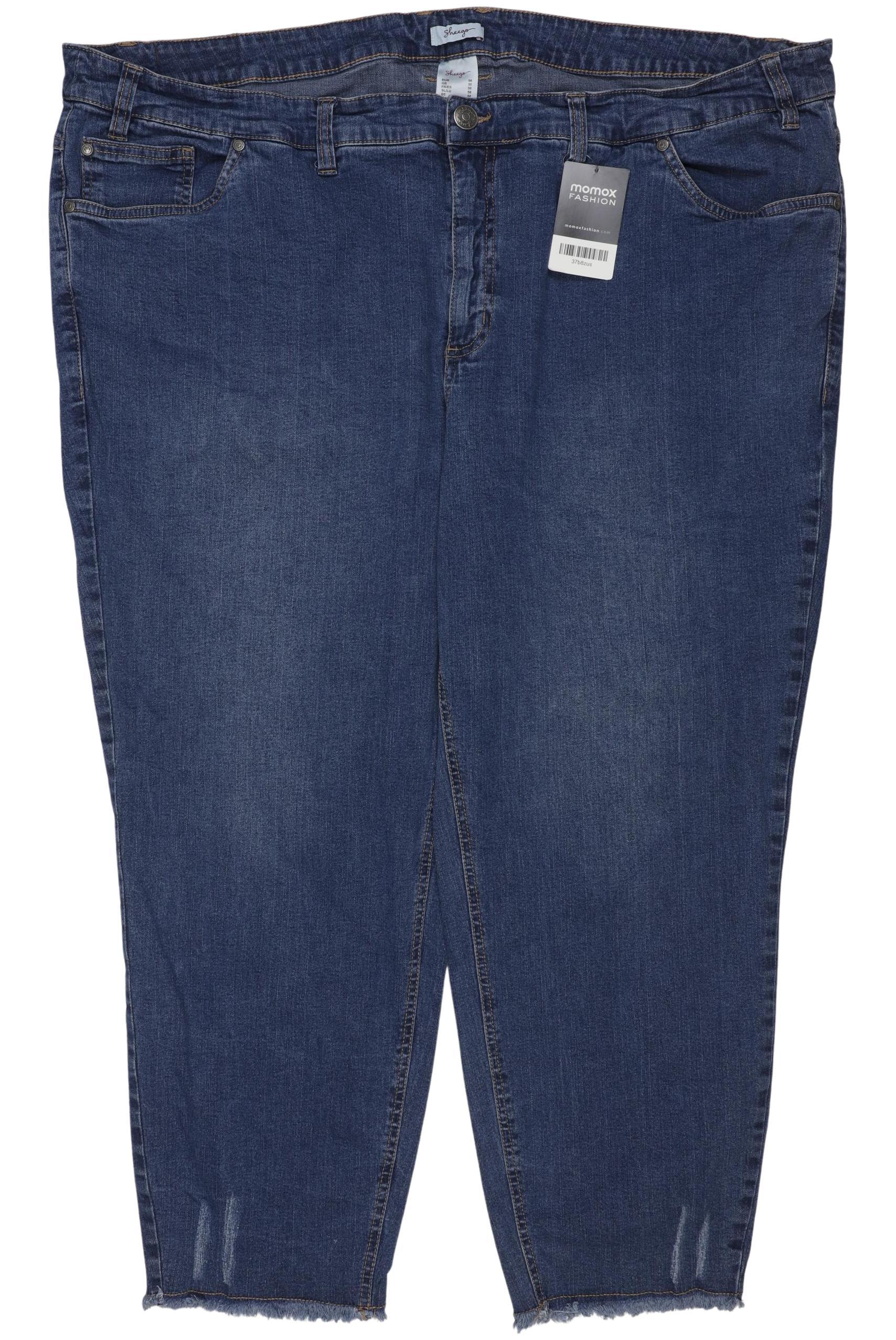 

sheego Damen Jeans, blau, Gr. 56