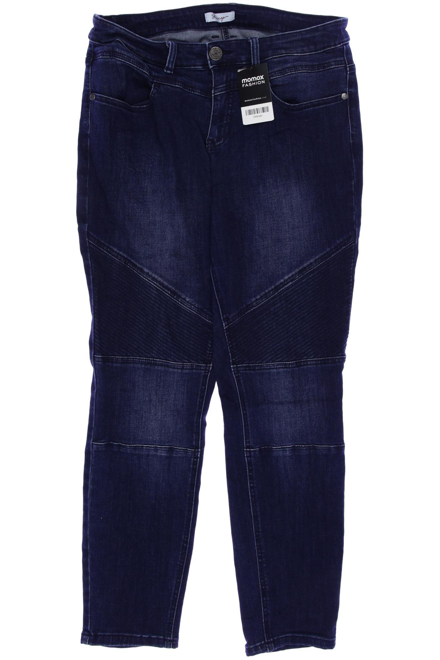 

sheego Damen Jeans, marineblau, Gr. 22
