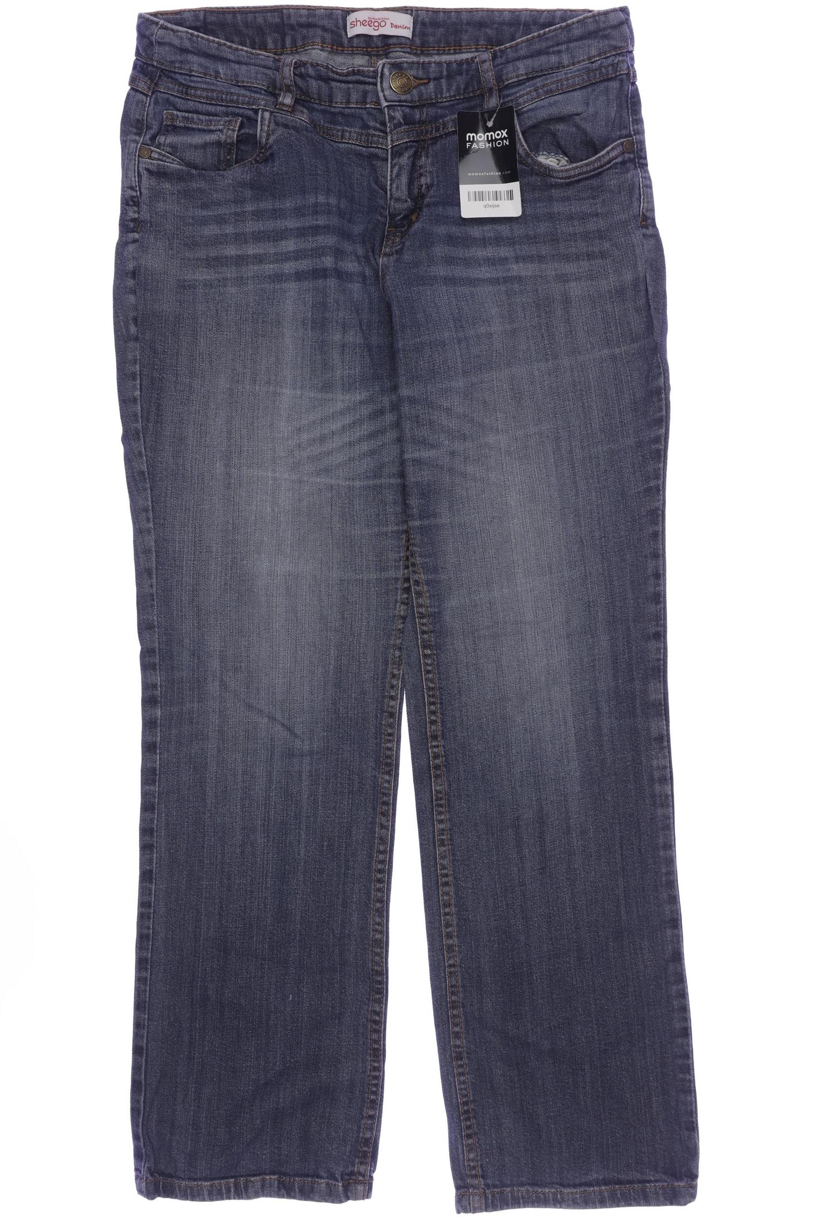 

sheego Damen Jeans, blau, Gr. 42