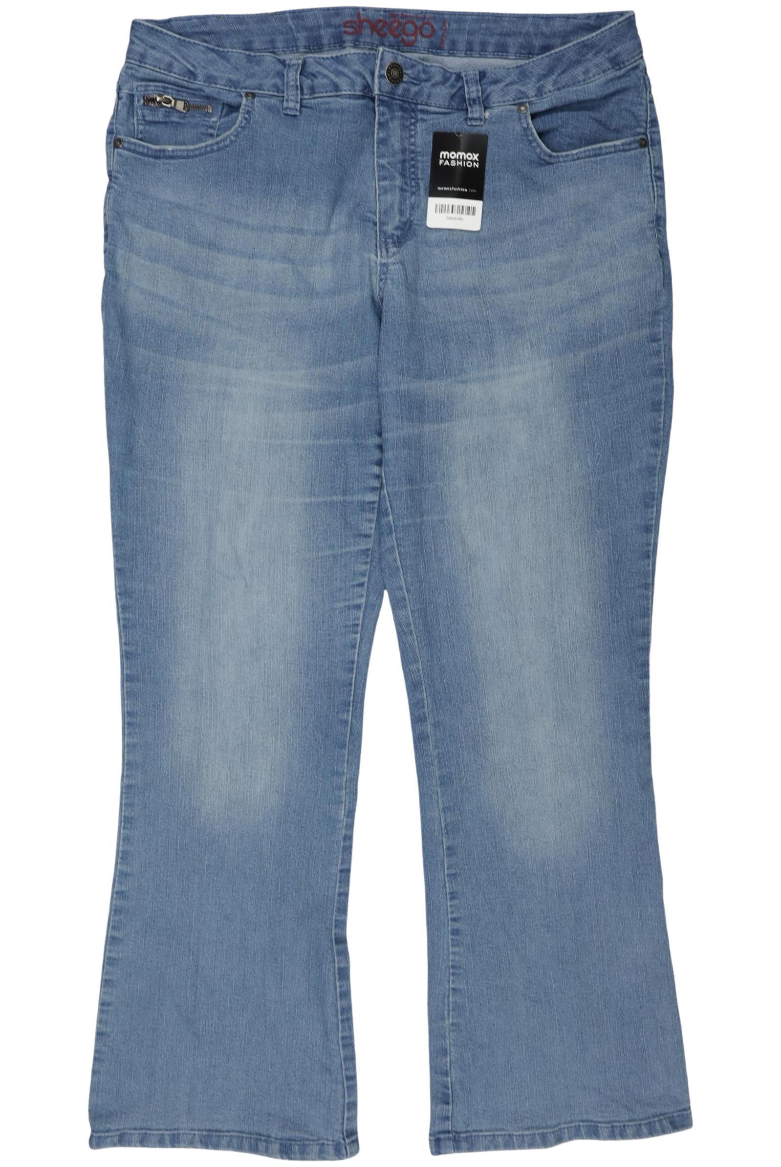 

sheego Damen Jeans, hellblau, Gr. 46