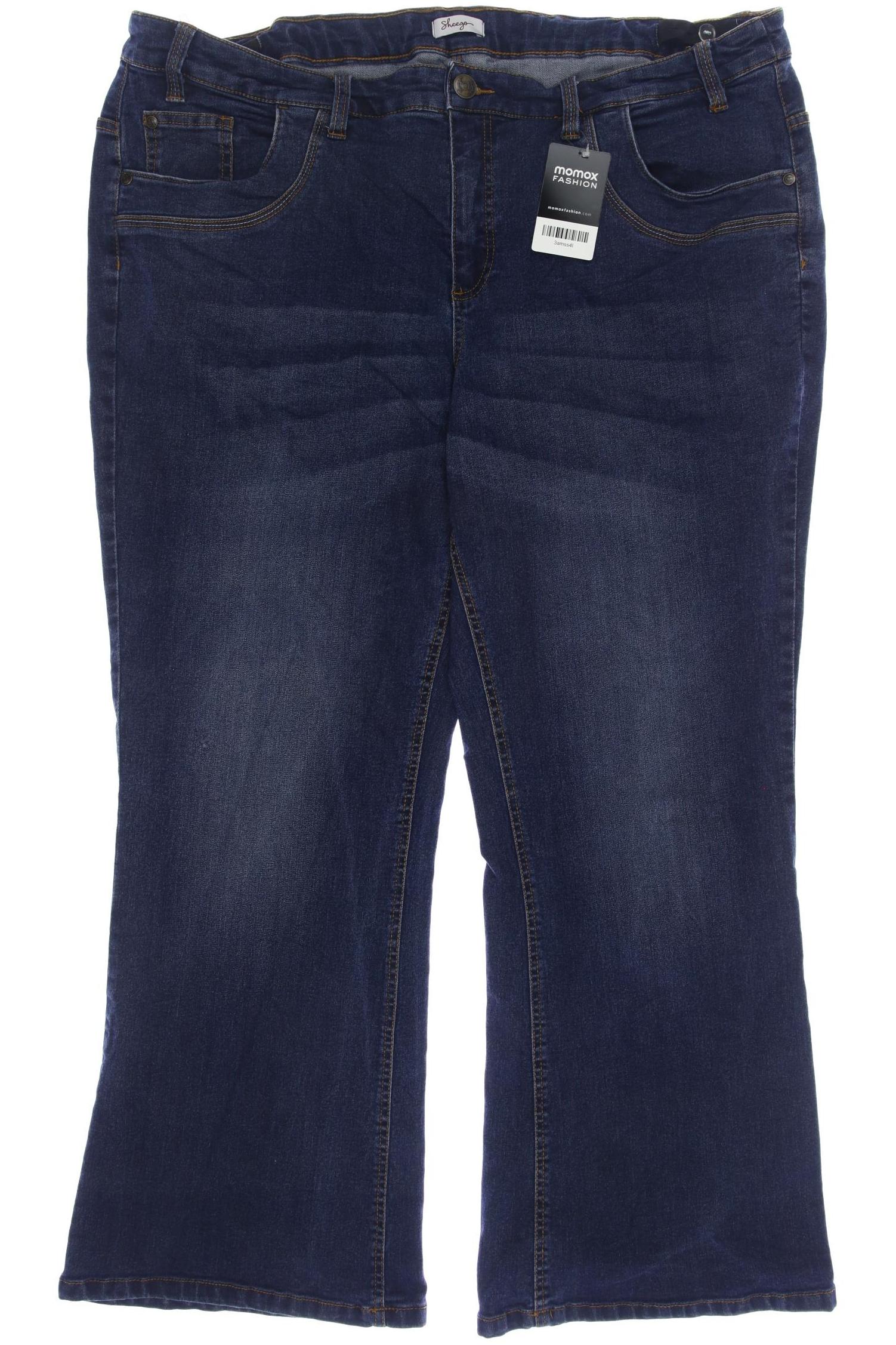 

sheego Damen Jeans, blau, Gr. 54