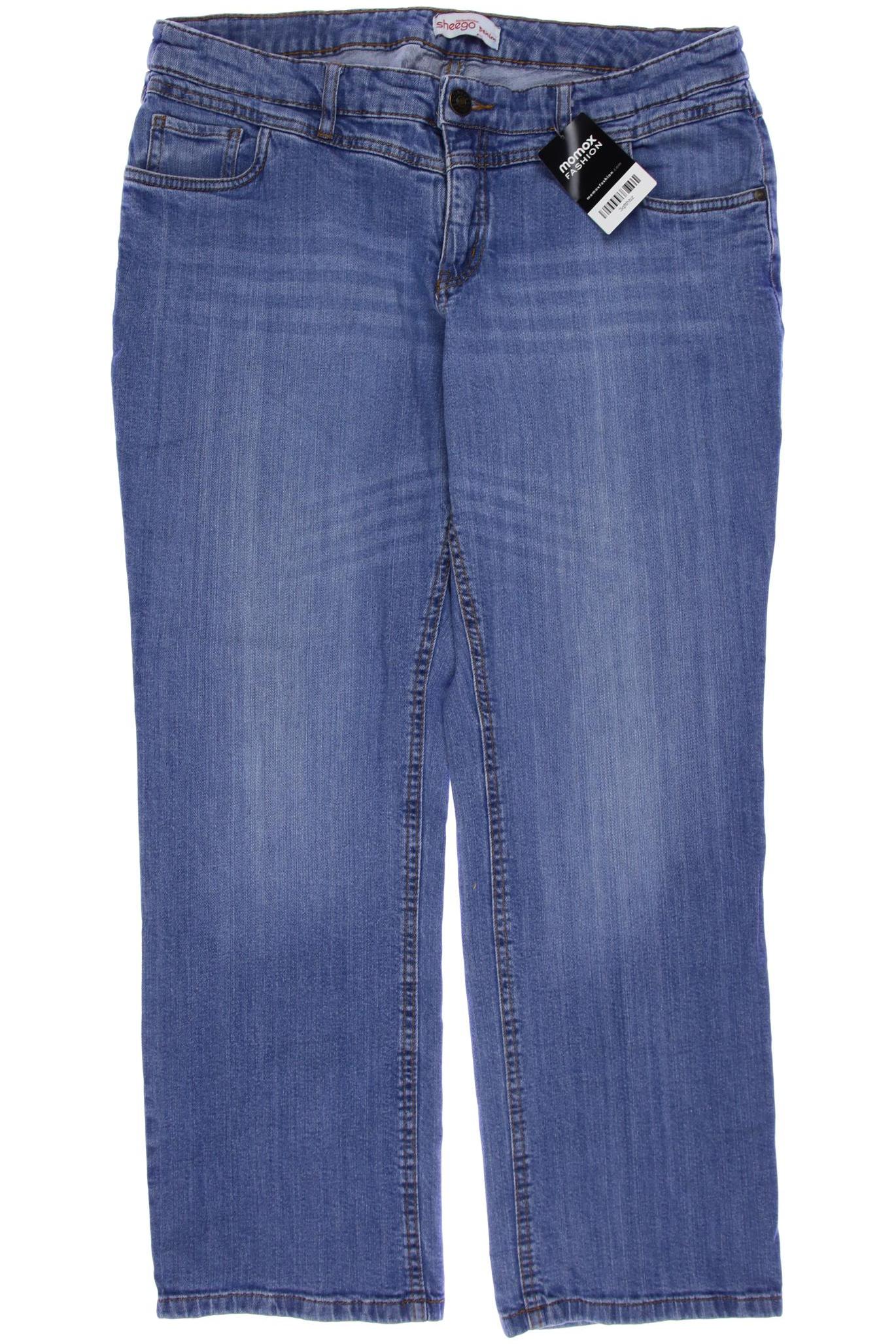 

sheego Damen Jeans, blau, Gr. 23