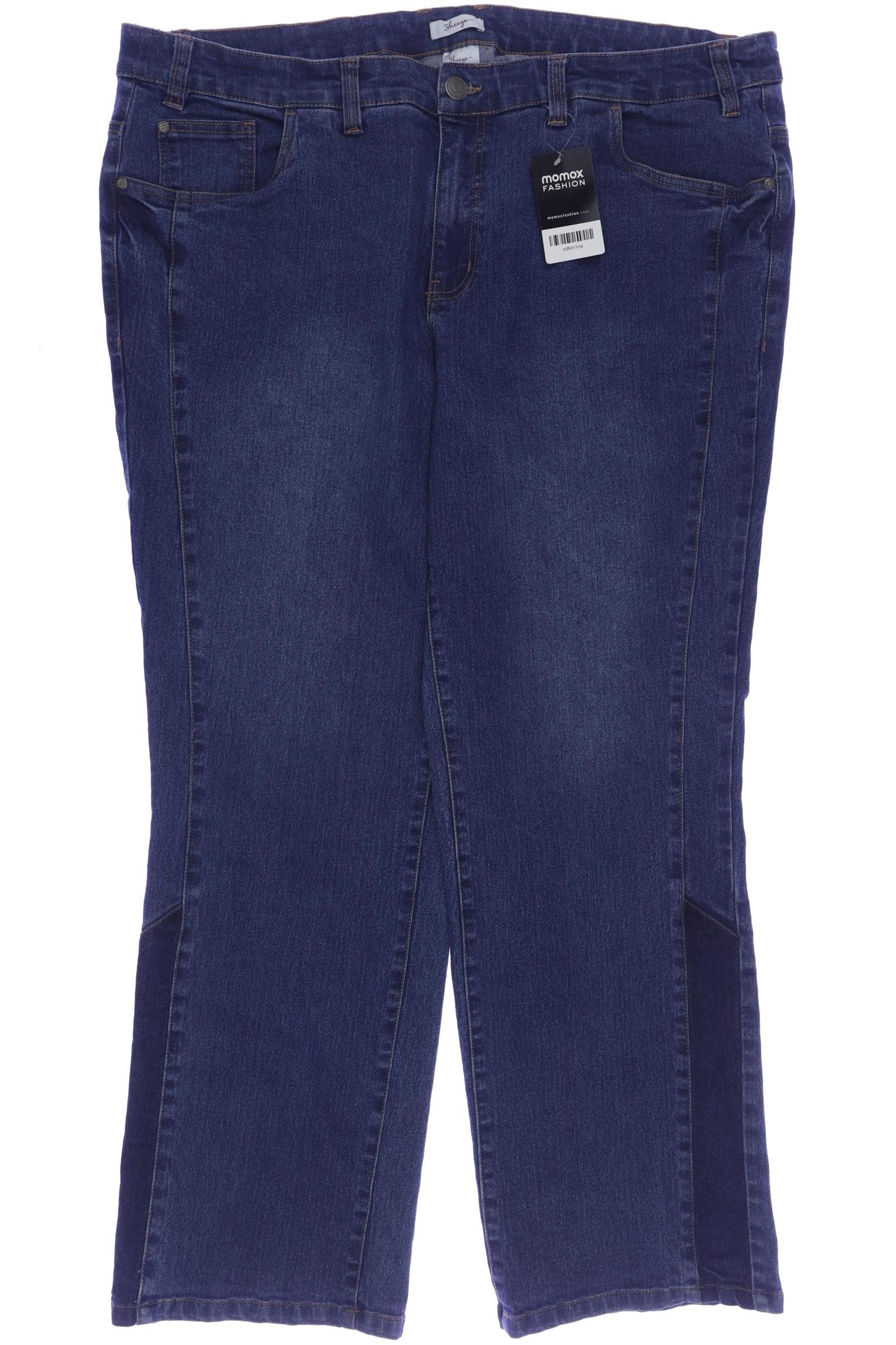 

sheego Damen Jeans, marineblau, Gr. 52