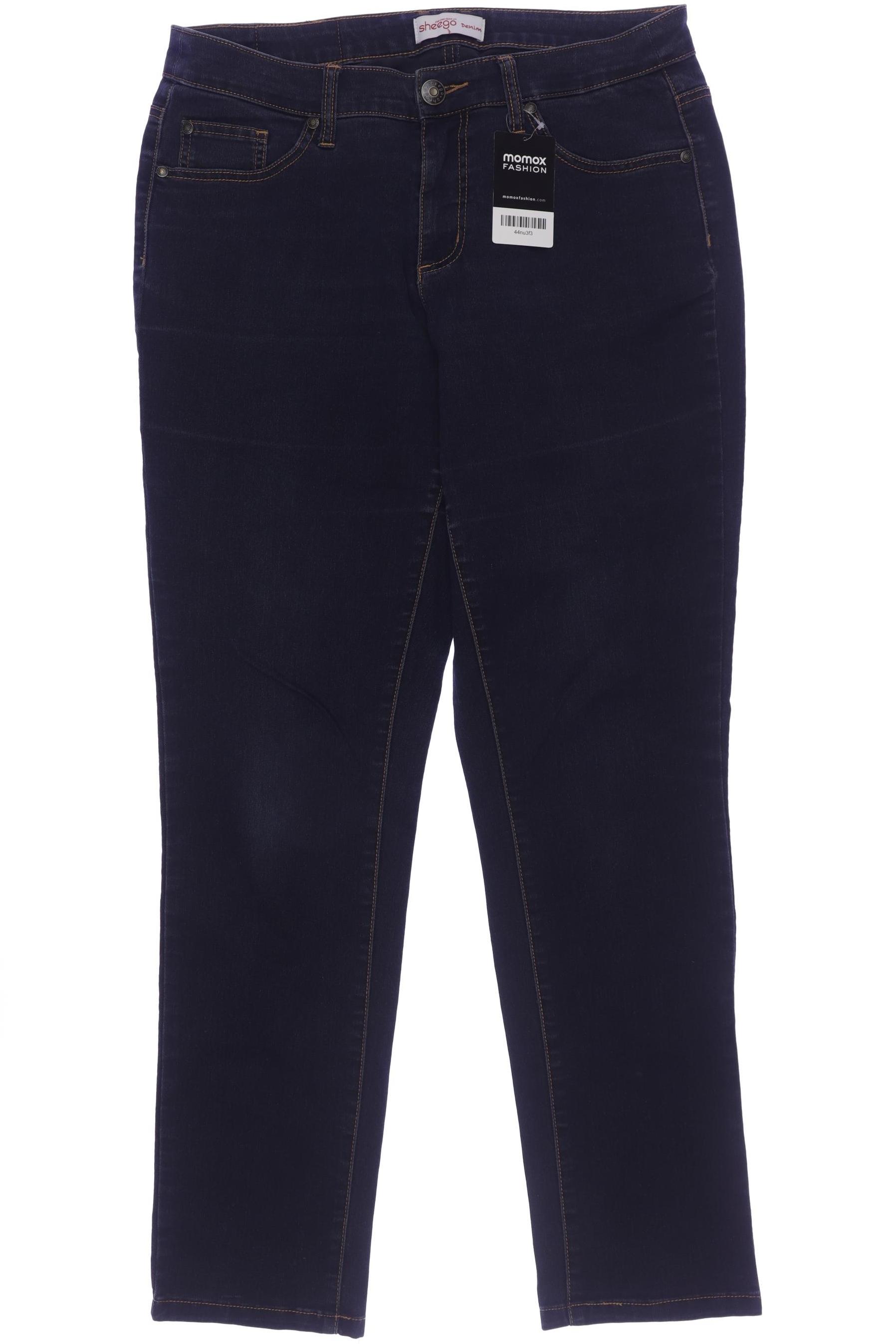

sheego Damen Jeans, marineblau, Gr. 31