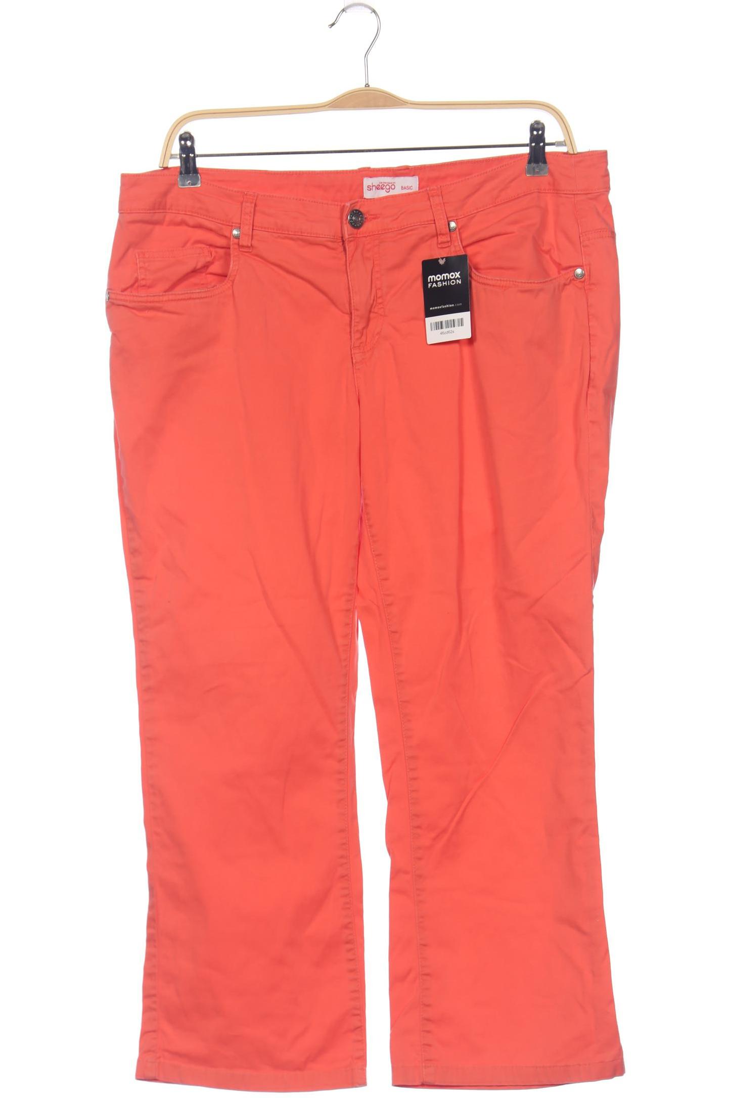 

sheego Damen Jeans, rot, Gr. 24