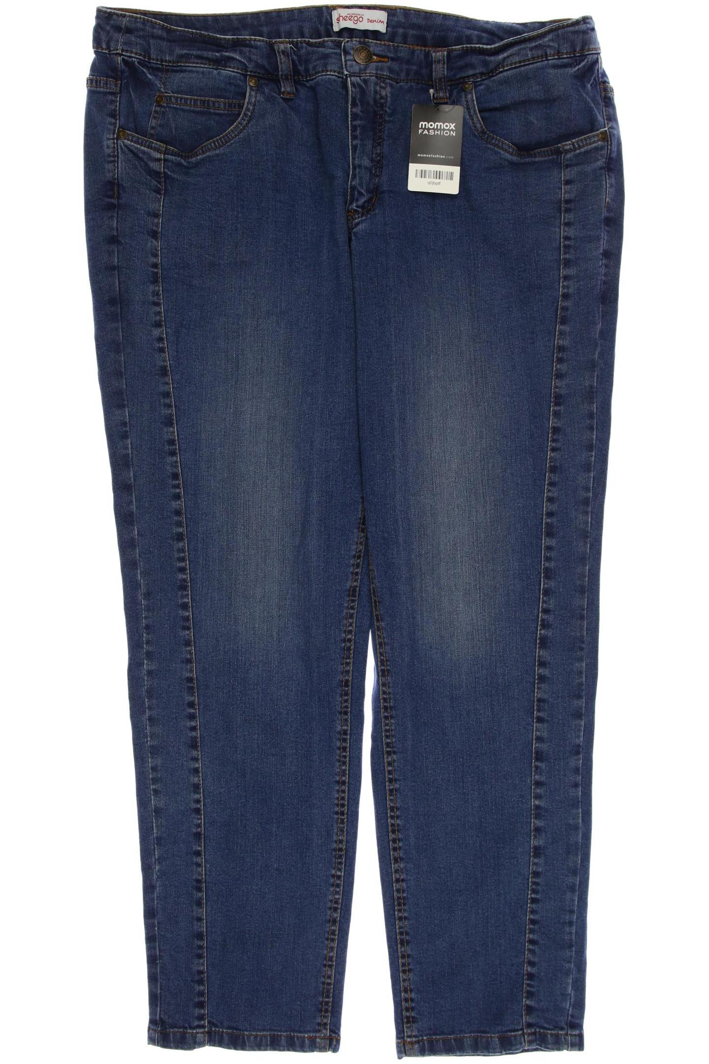 

sheego Damen Jeans, blau