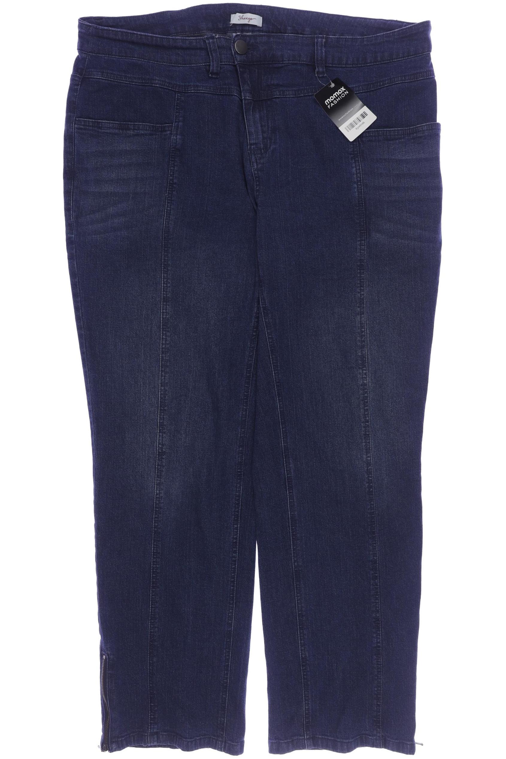 

sheego Damen Jeans, blau, Gr. 48
