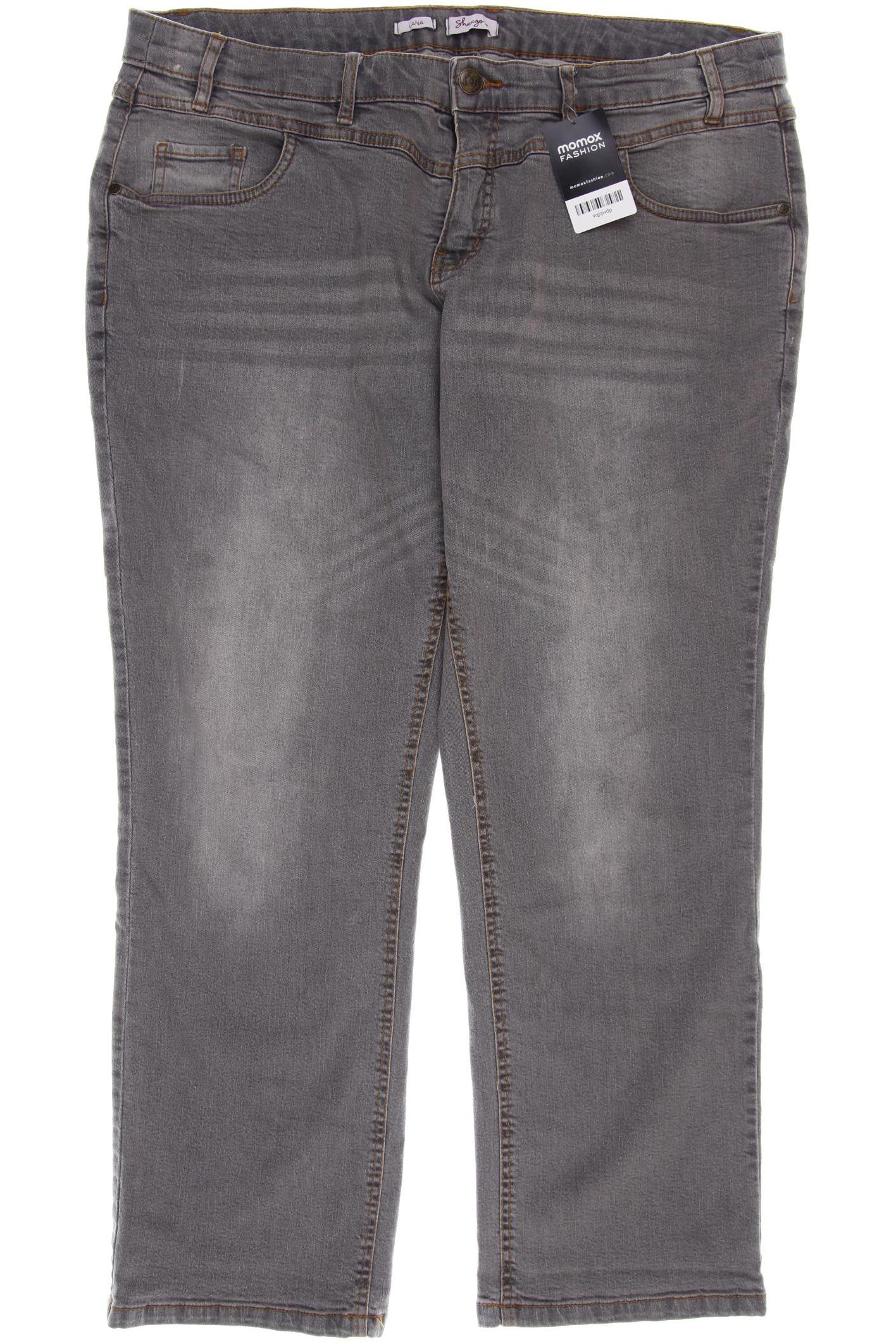 

sheego Damen Jeans, grau