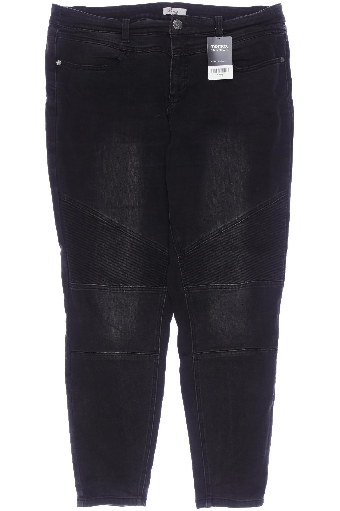 

sheego Damen Jeans, grau, Gr. 37