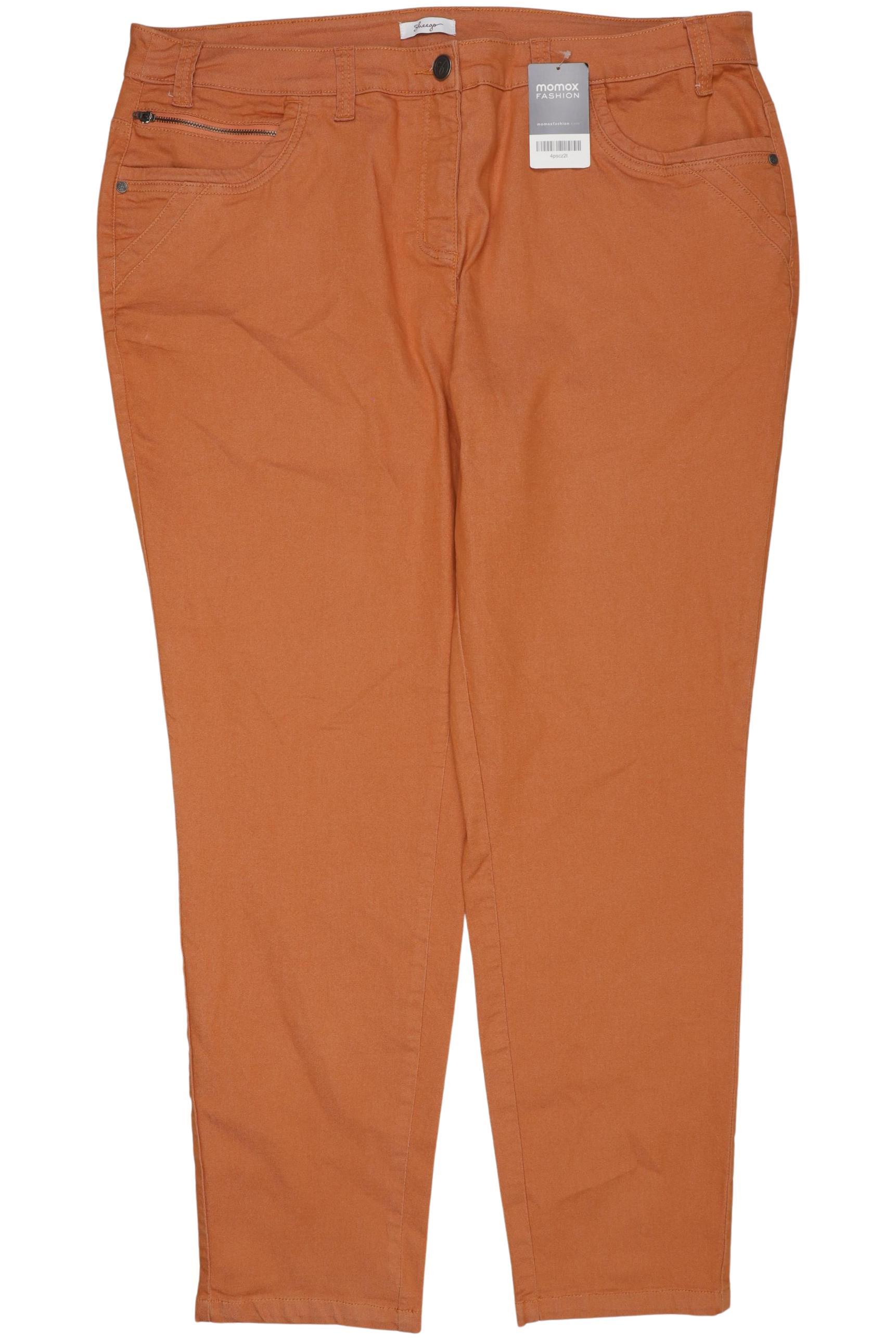 

sheego Damen Jeans, orange, Gr. 52