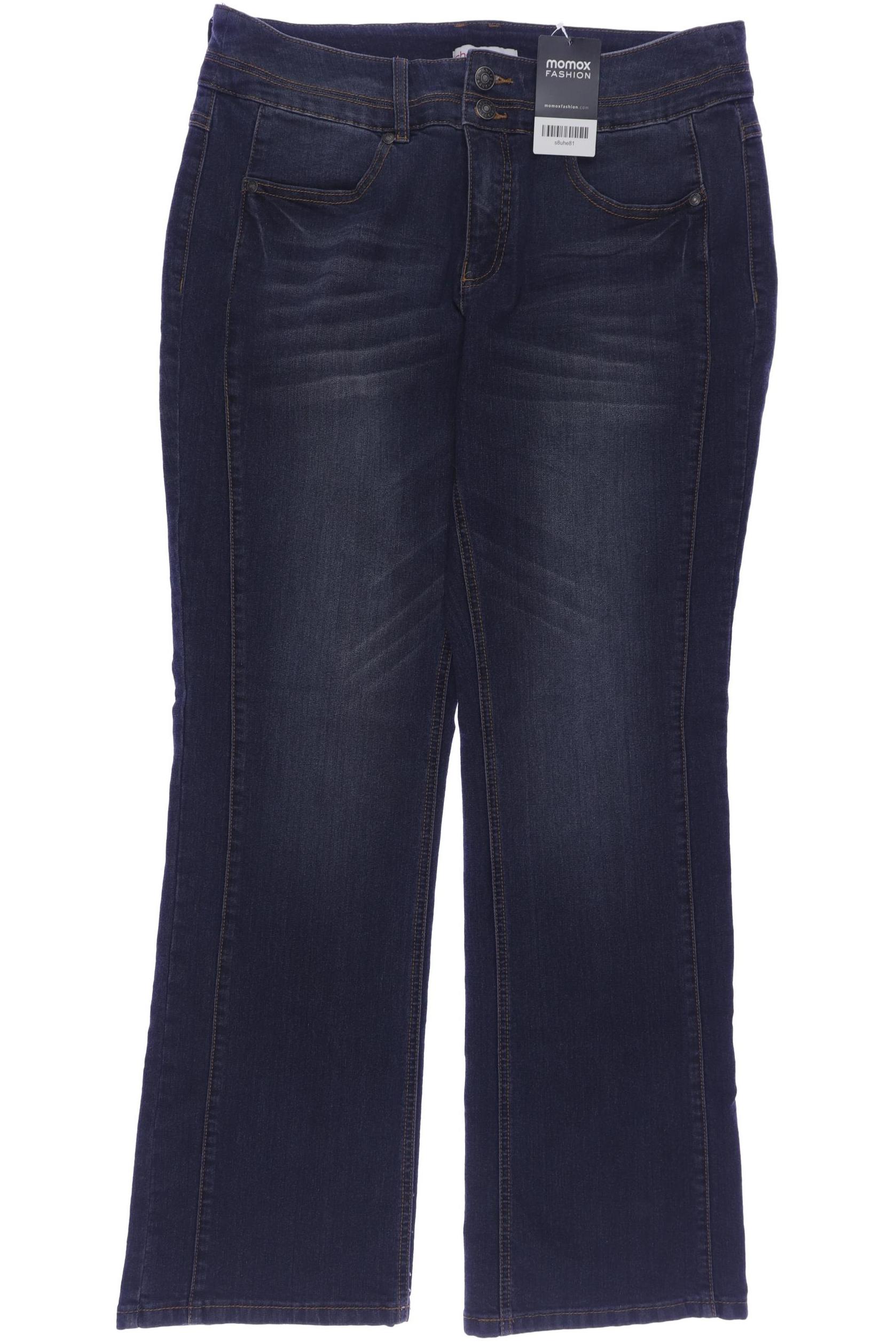 

sheego Damen Jeans, marineblau, Gr. 44